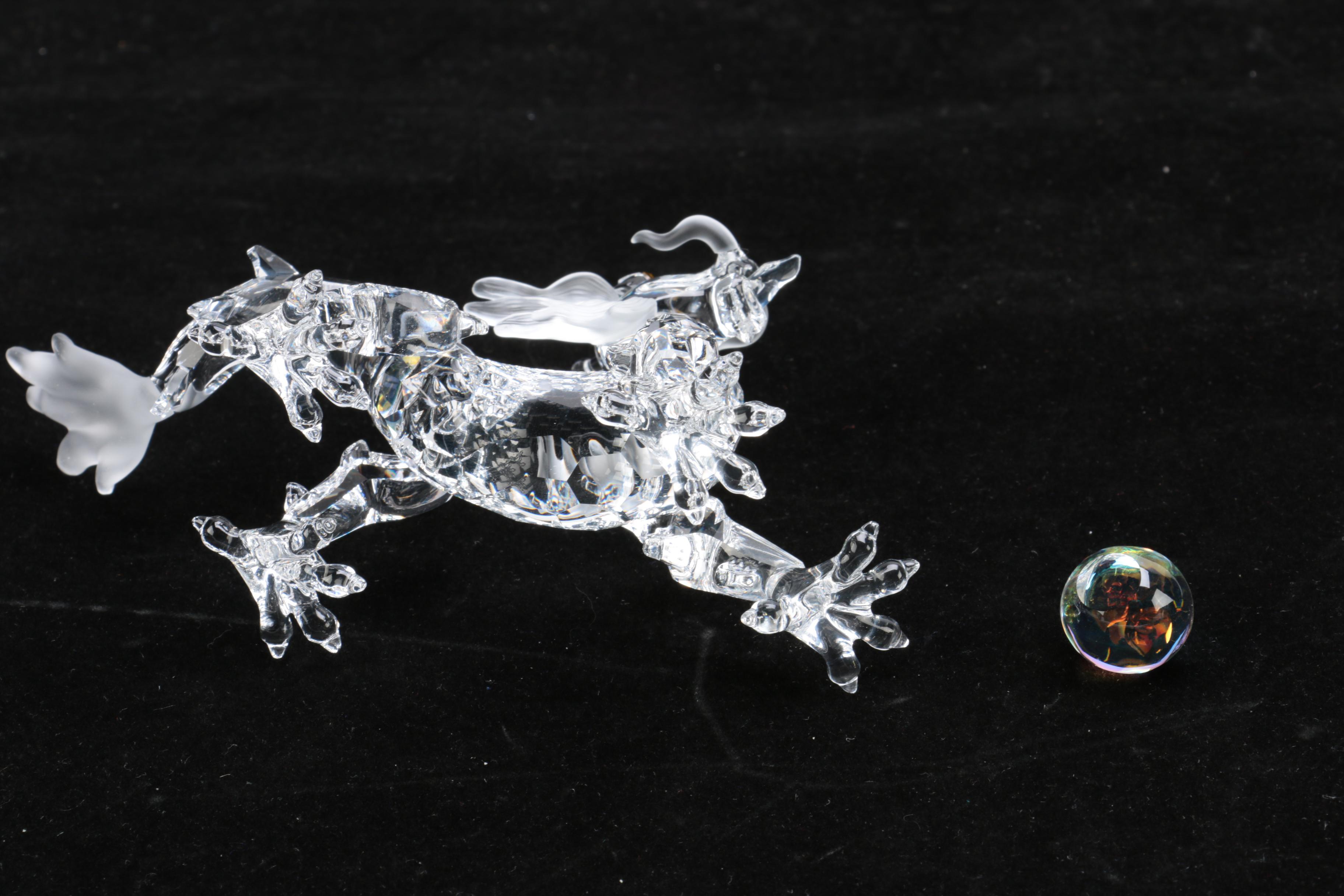 Swarovski Crystal Dragon Figurine