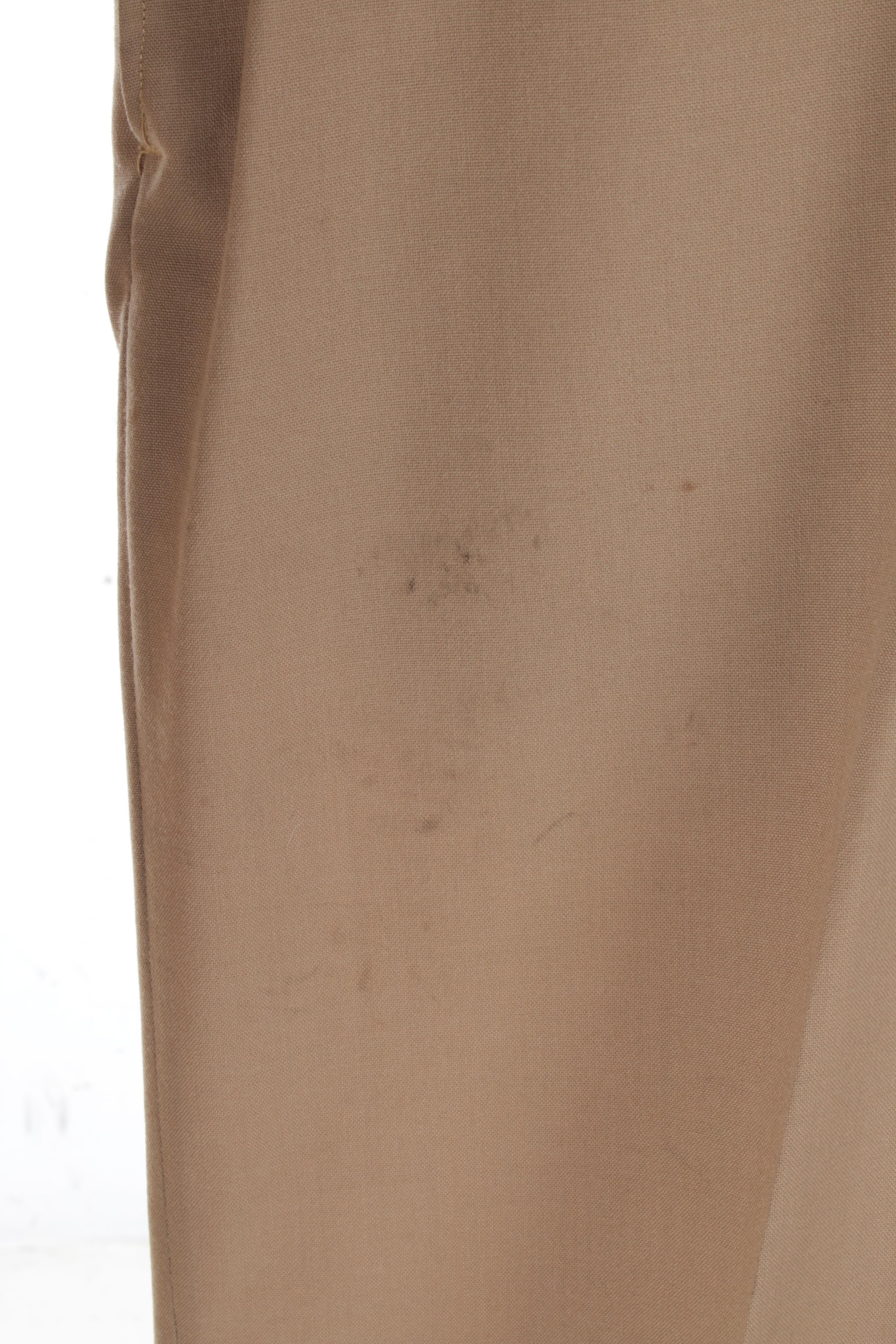 Men's Vintage Army Uniform with Ribbon Bars and Pins