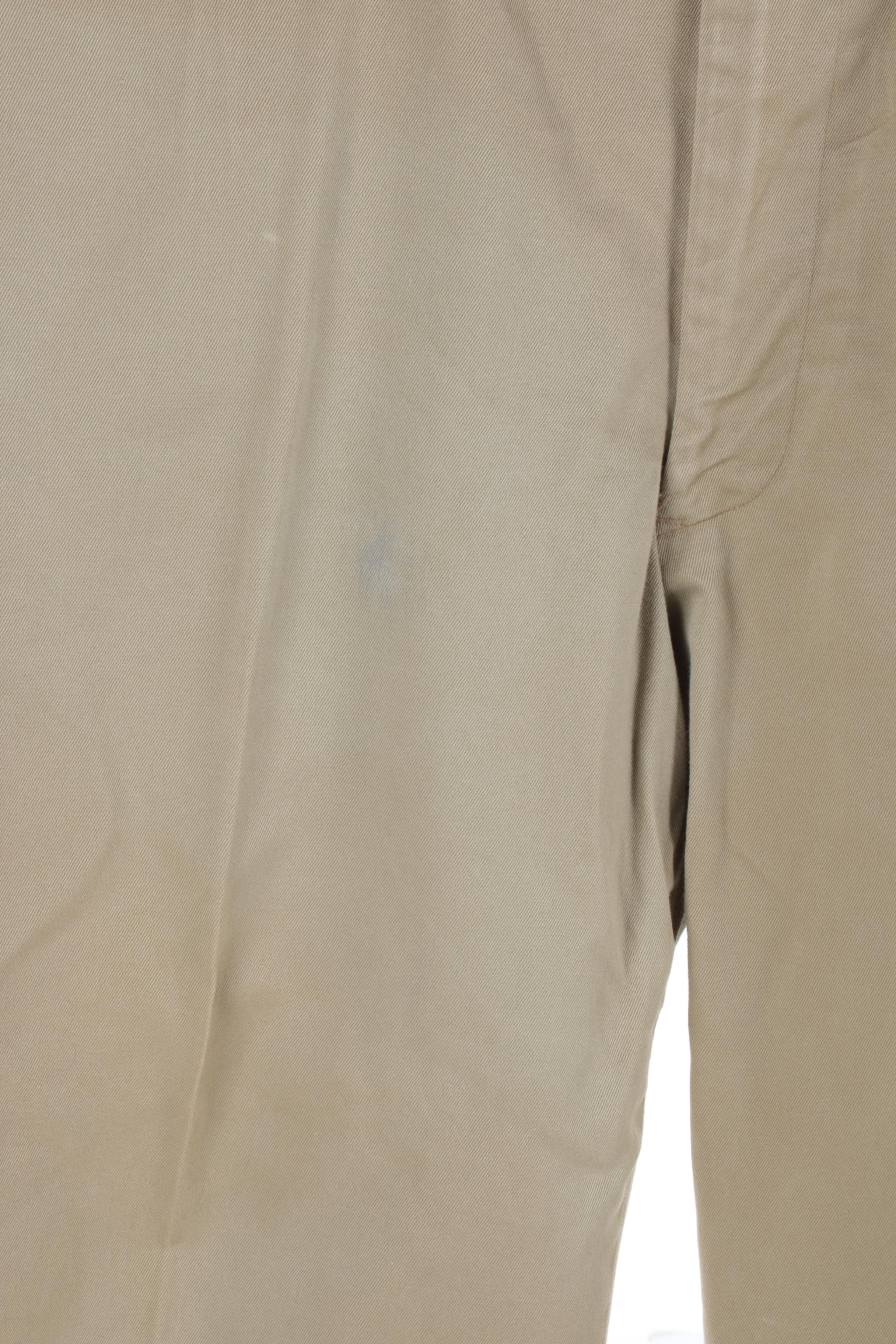 Men's Vintage Army Uniform with Ribbon Bars and Pins