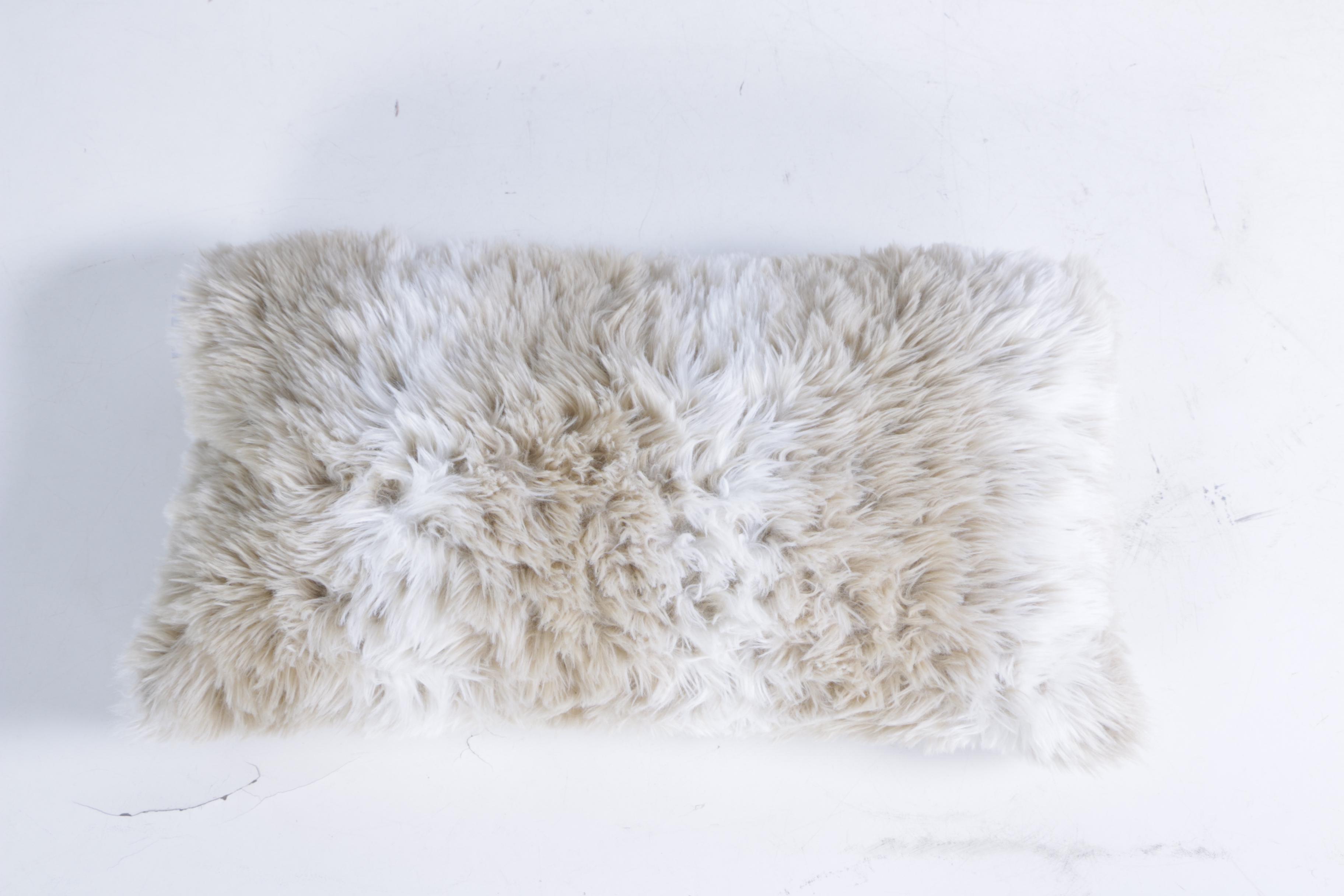 Faux Fur Pillows and Throw Featuring Nicole Miller and Tahari