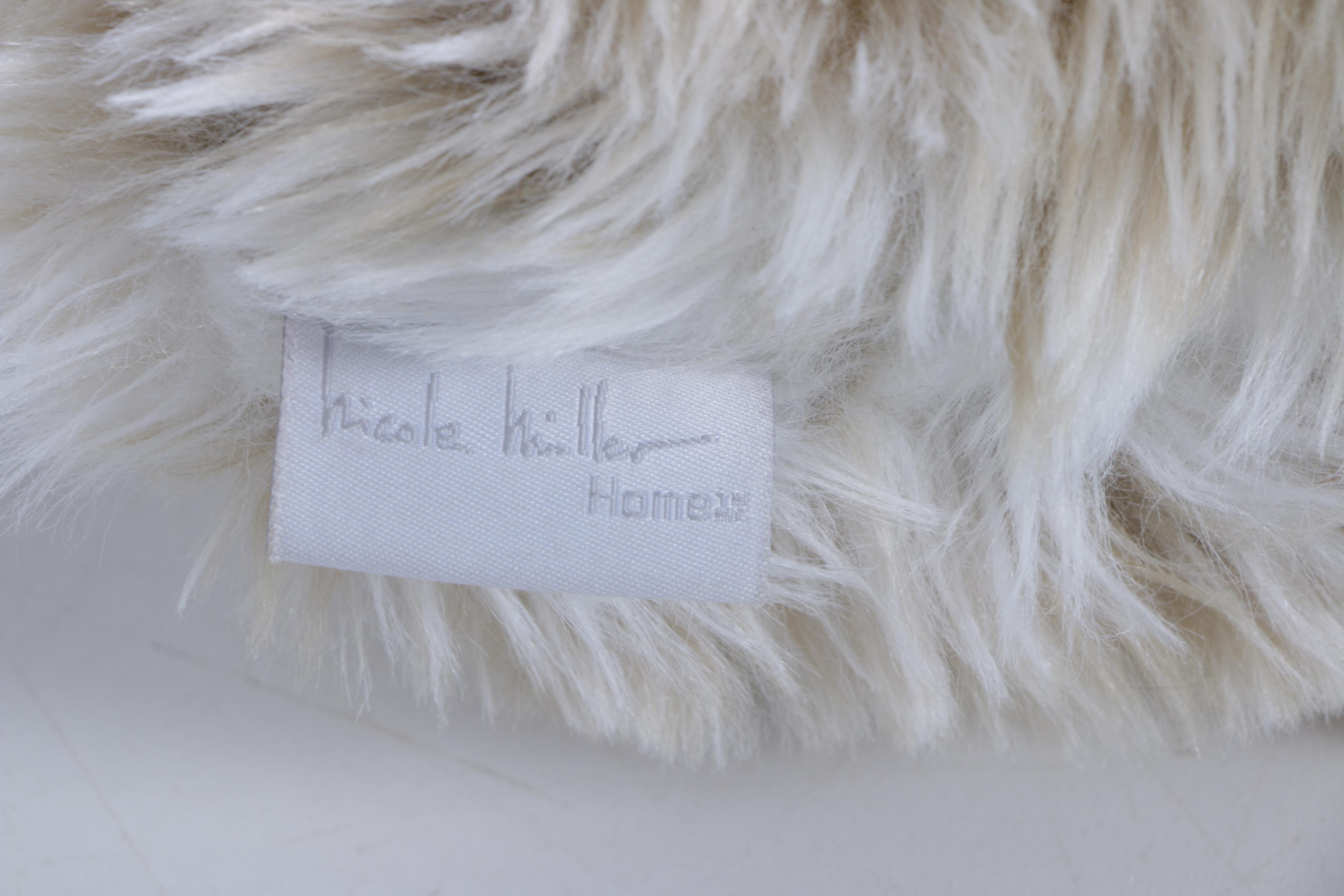 Faux Fur Pillows and Throw Featuring Nicole Miller and Tahari