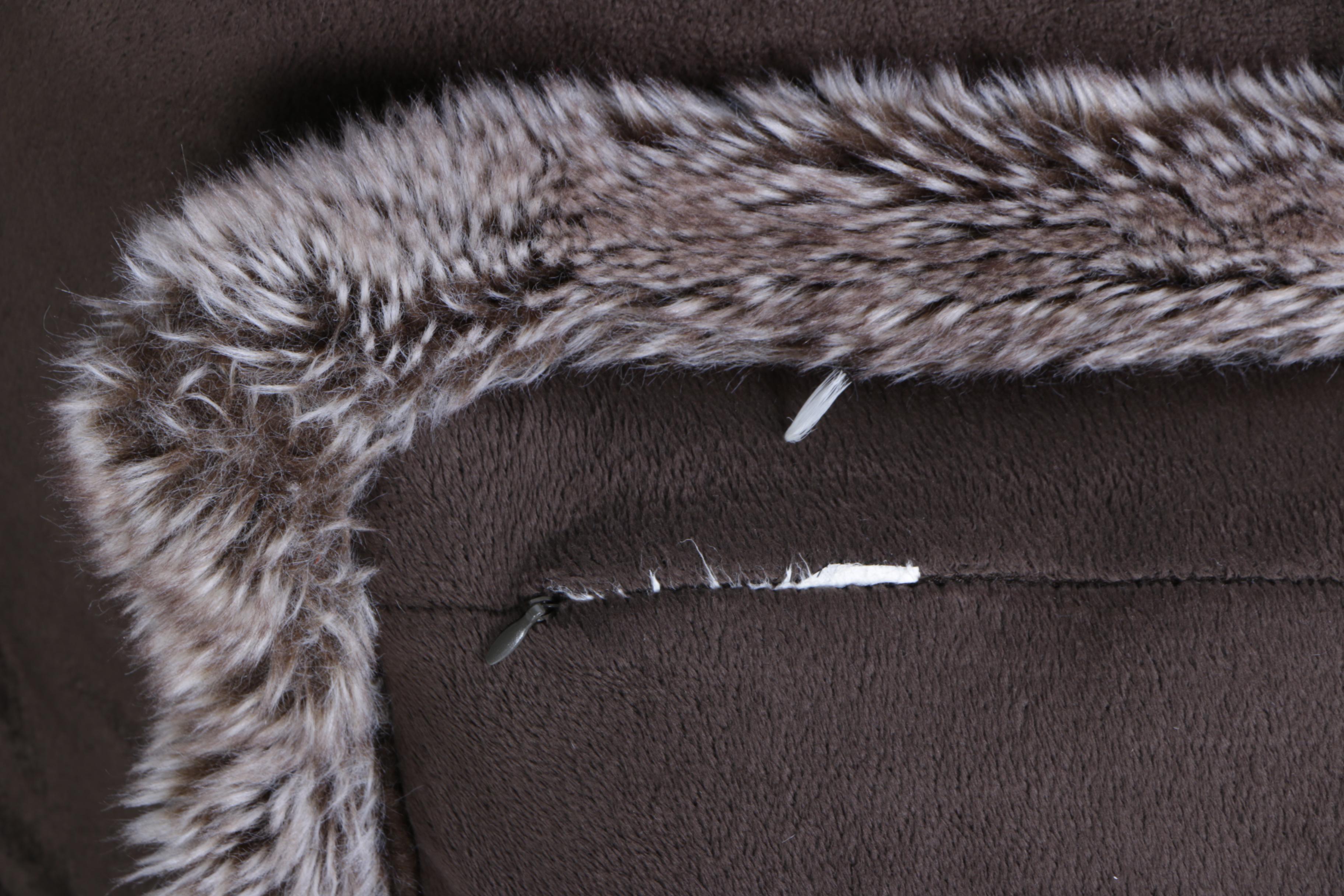 Faux Fur Pillows and Throw Featuring Nicole Miller and Tahari