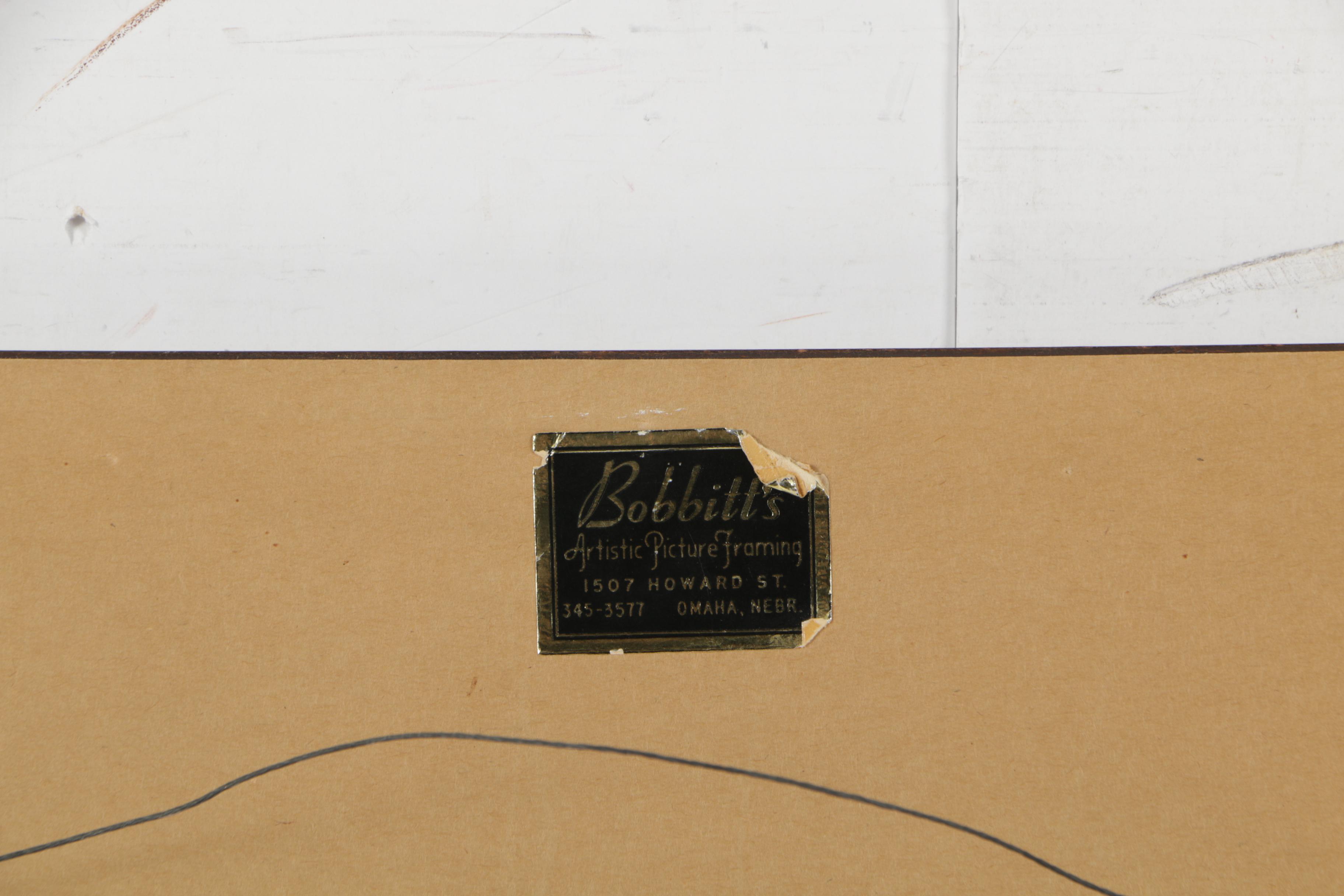 Hubert Hanush Watercolor Painting