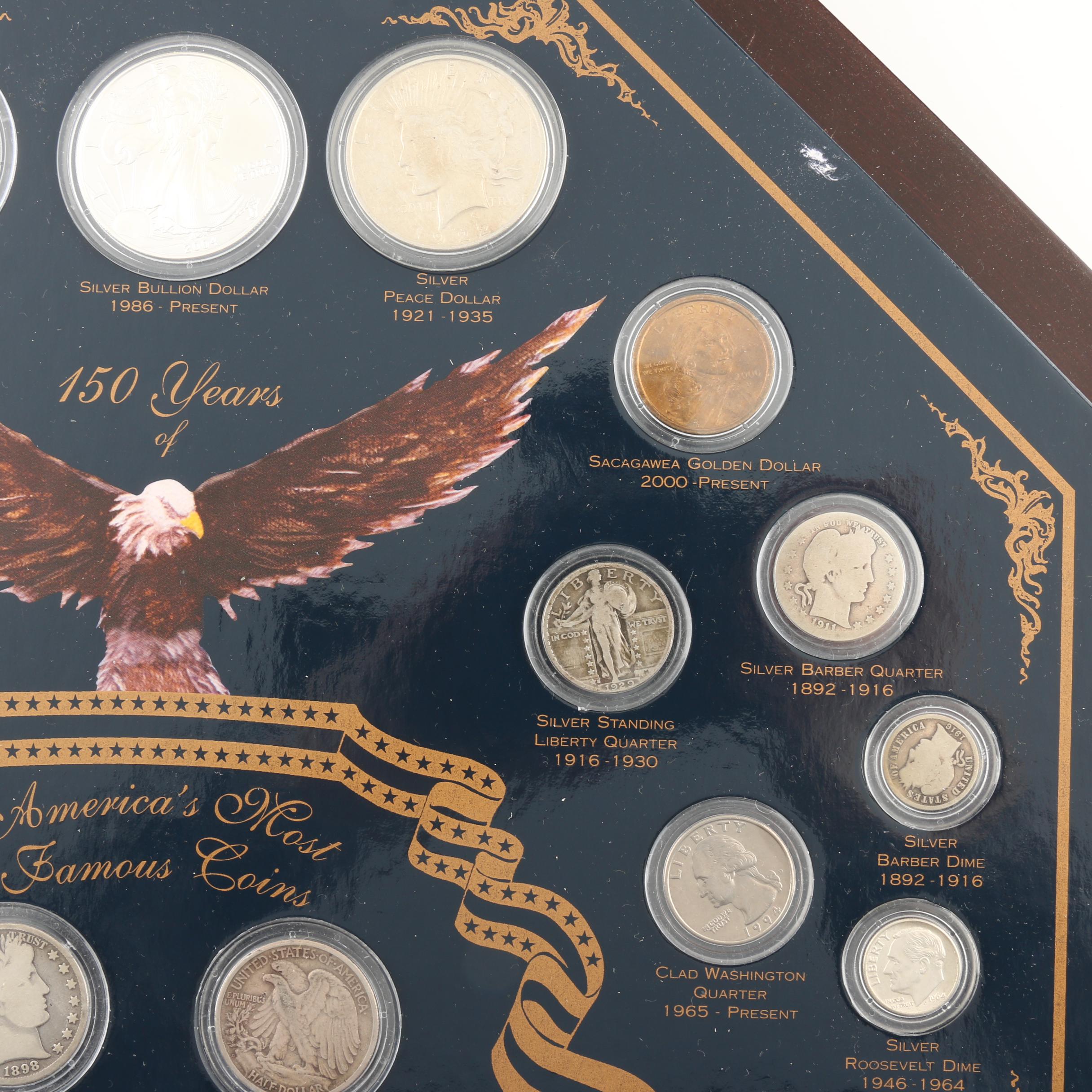 "150 Years of America's Most Famous Coins" Coin Set