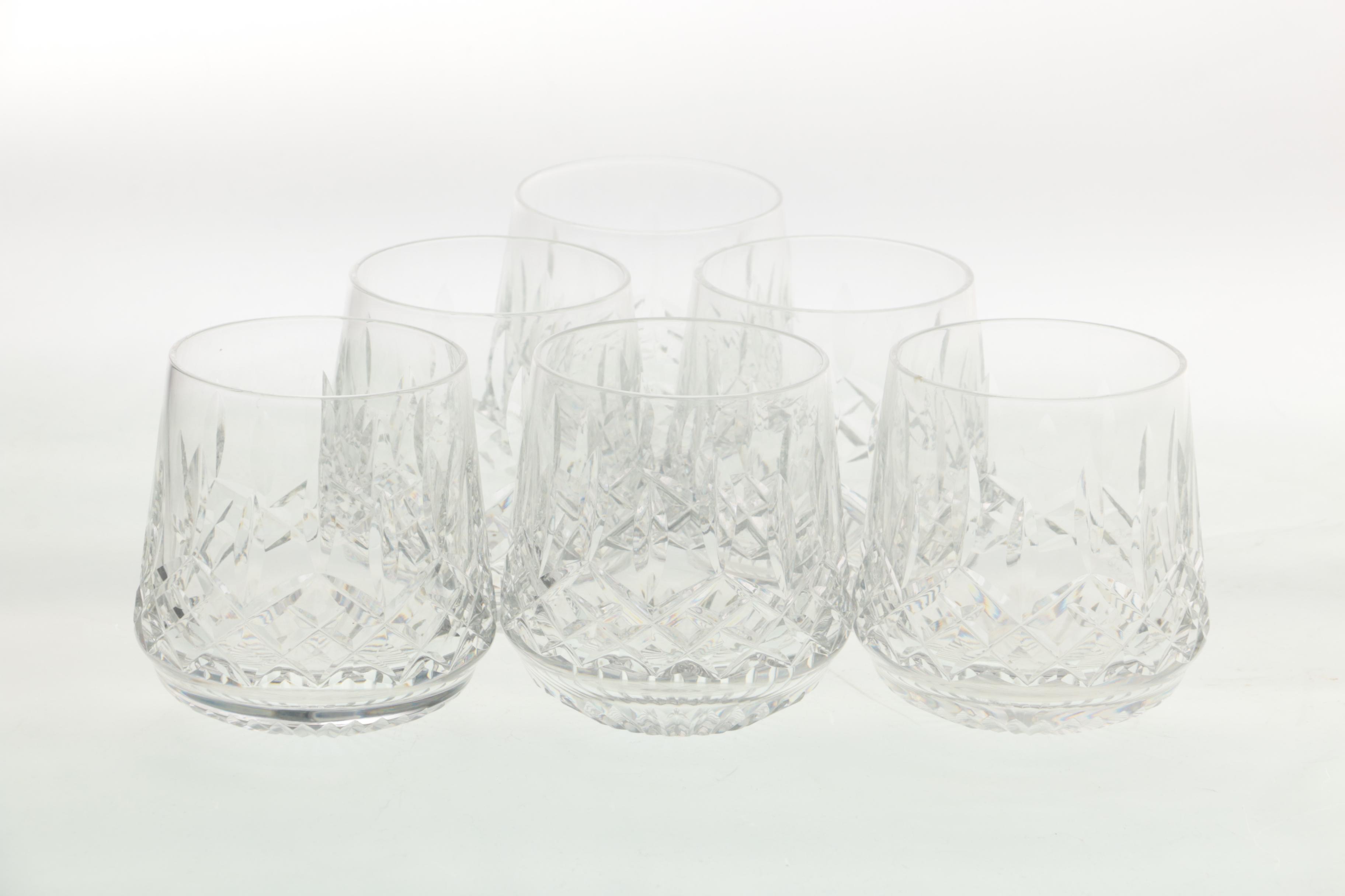Waterford Crystal "Lismore" Roly Poly Glasses