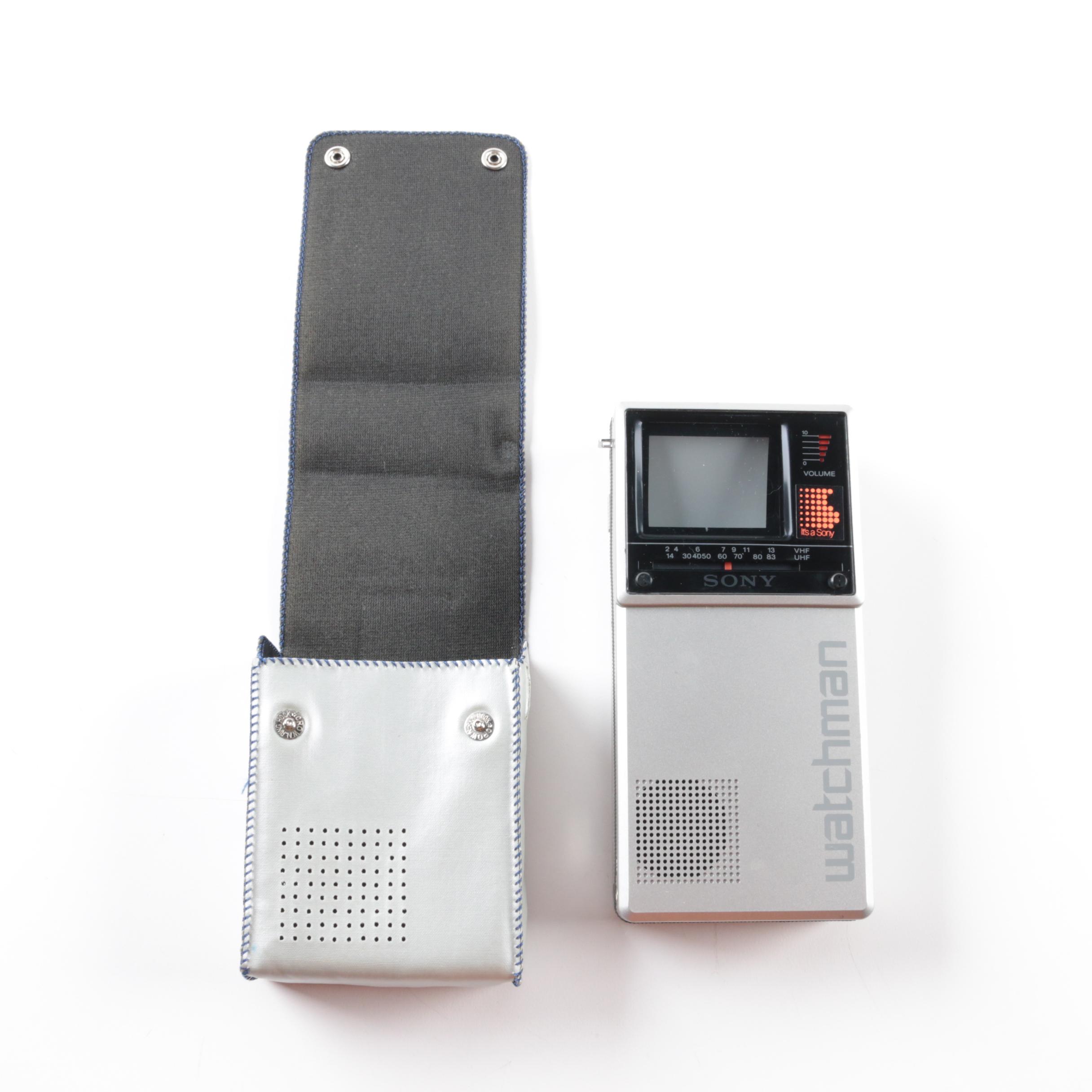 Vintage Sony Watchman Portable Television