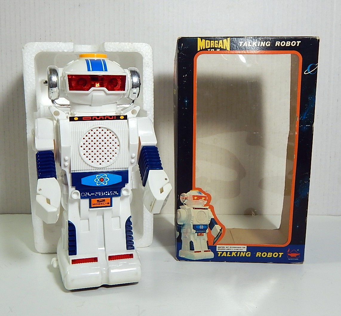 Battery Operated Morgan TR 2 Talking Robot Toy