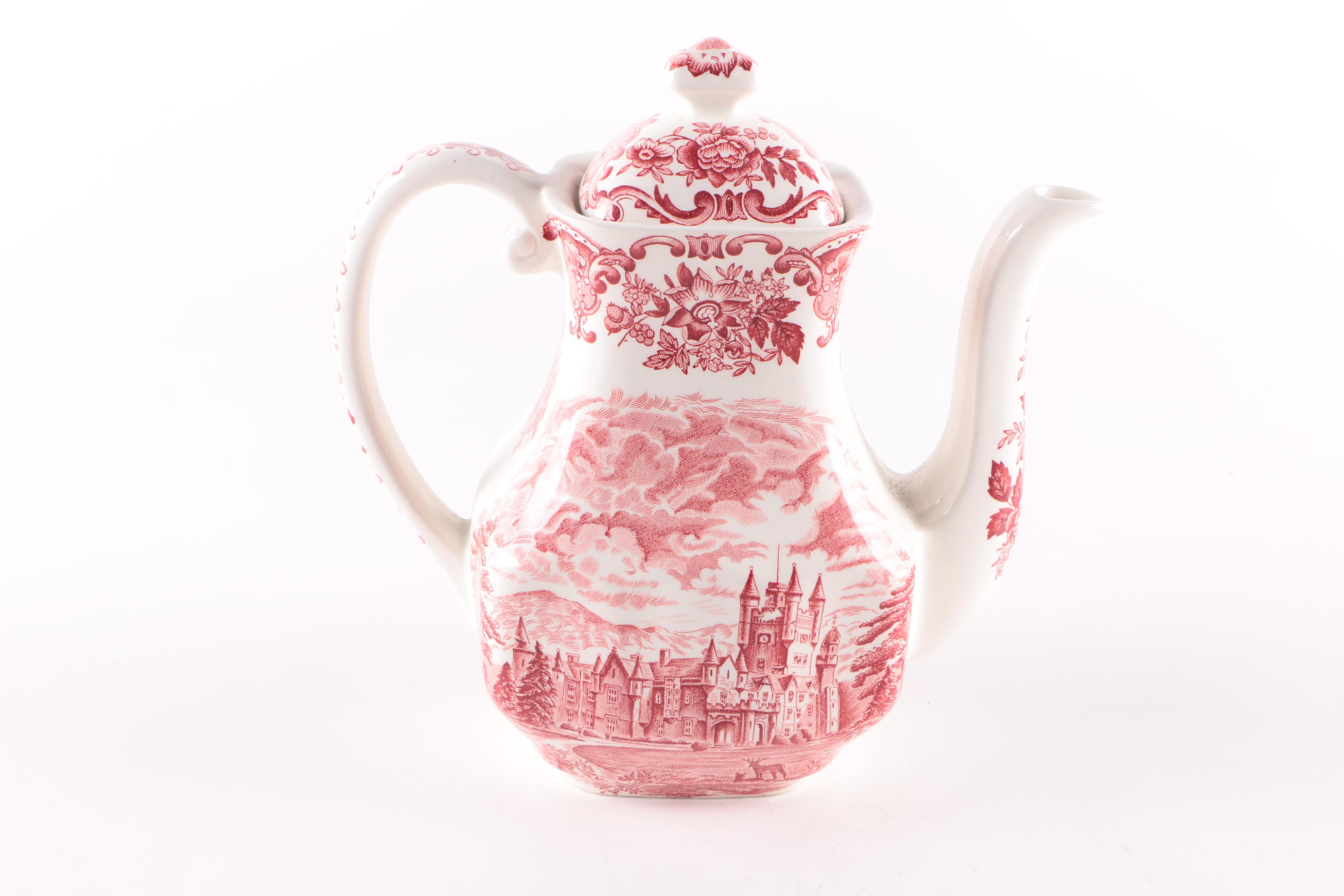 Vintage Teapots Including Spode, Wedgwood and Hammersley