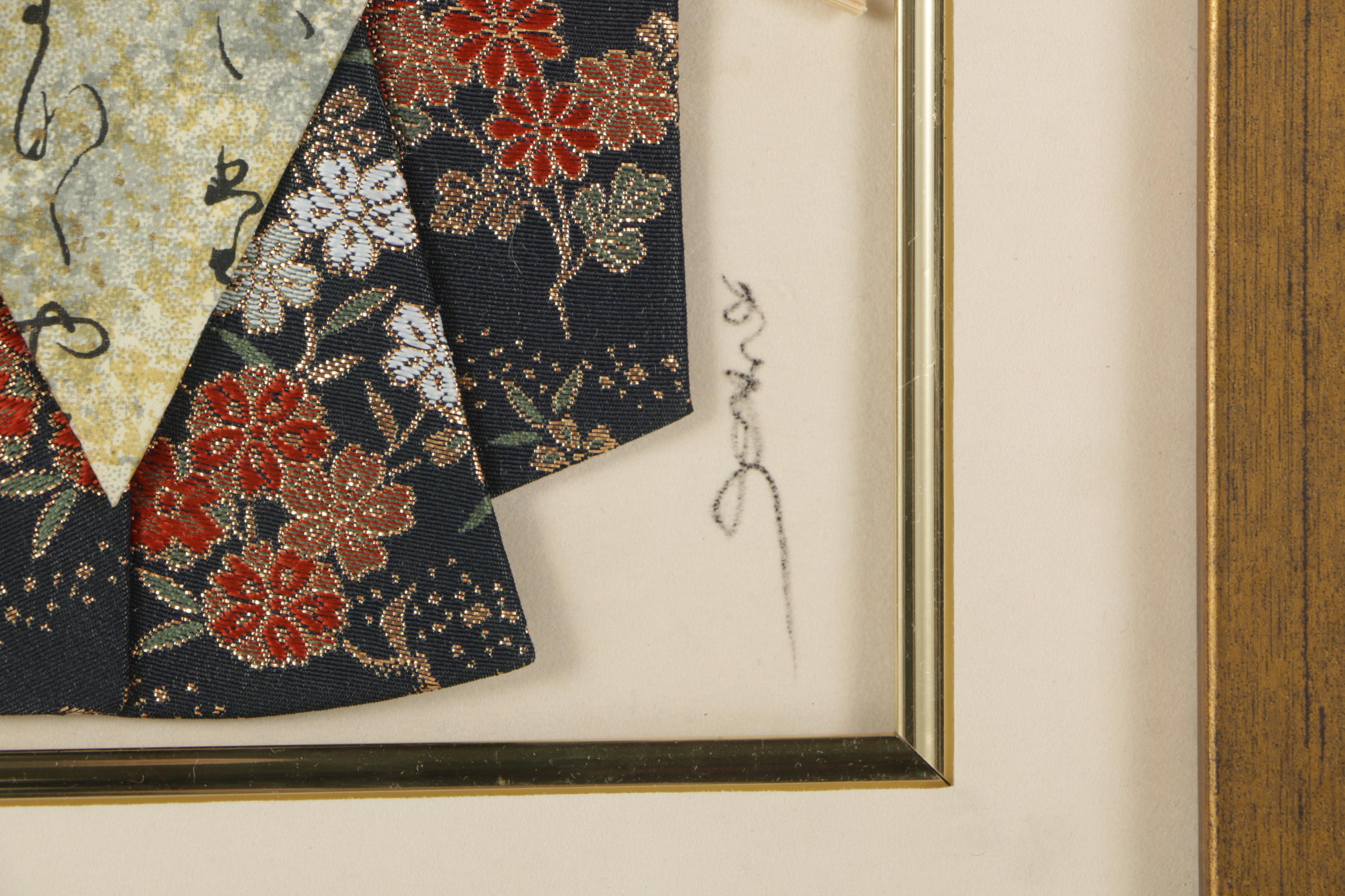 Reiko Nakagawa Mixed Media Miniature Kimono