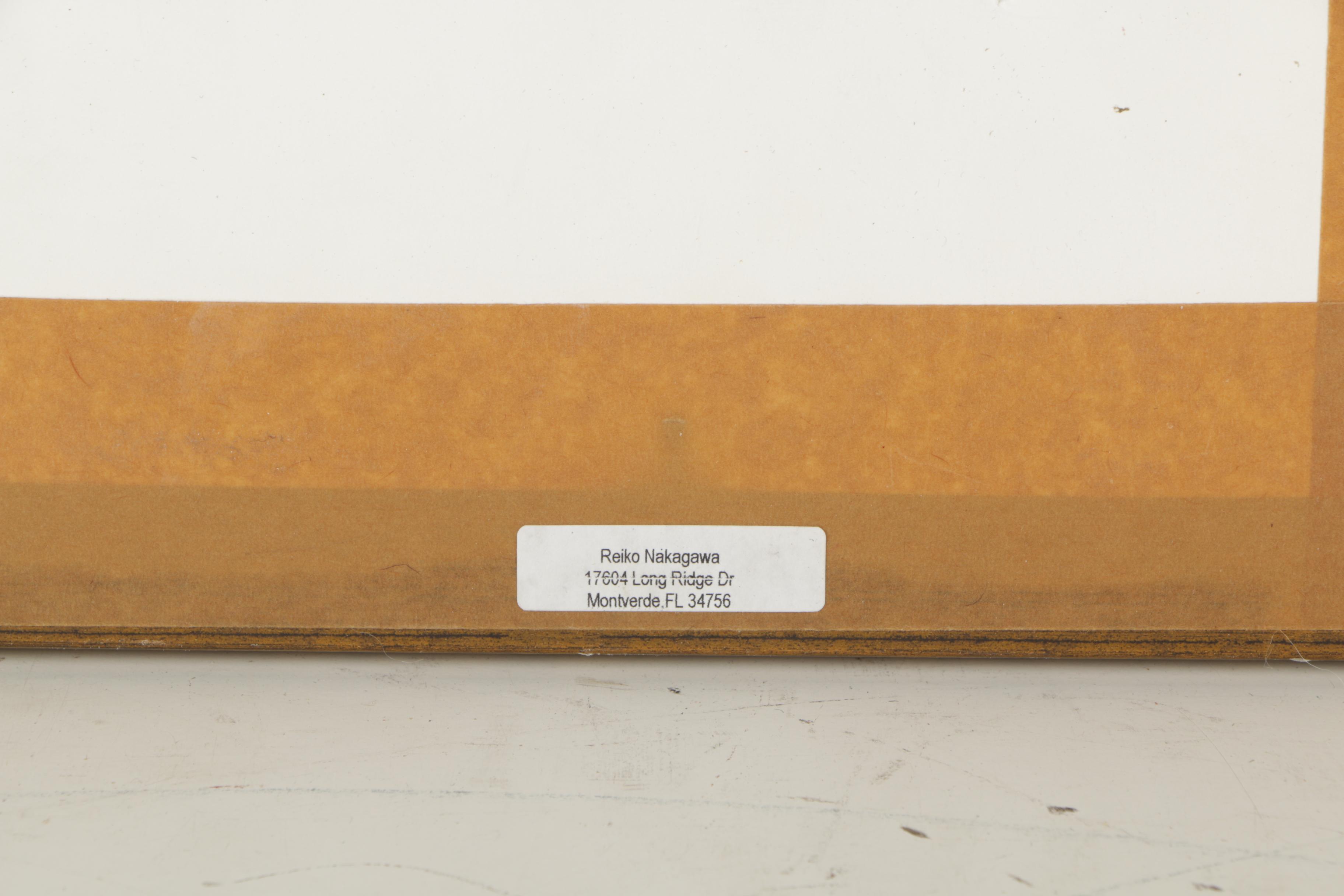 Reiko Nakagawa Mixed Media Miniature Kimono