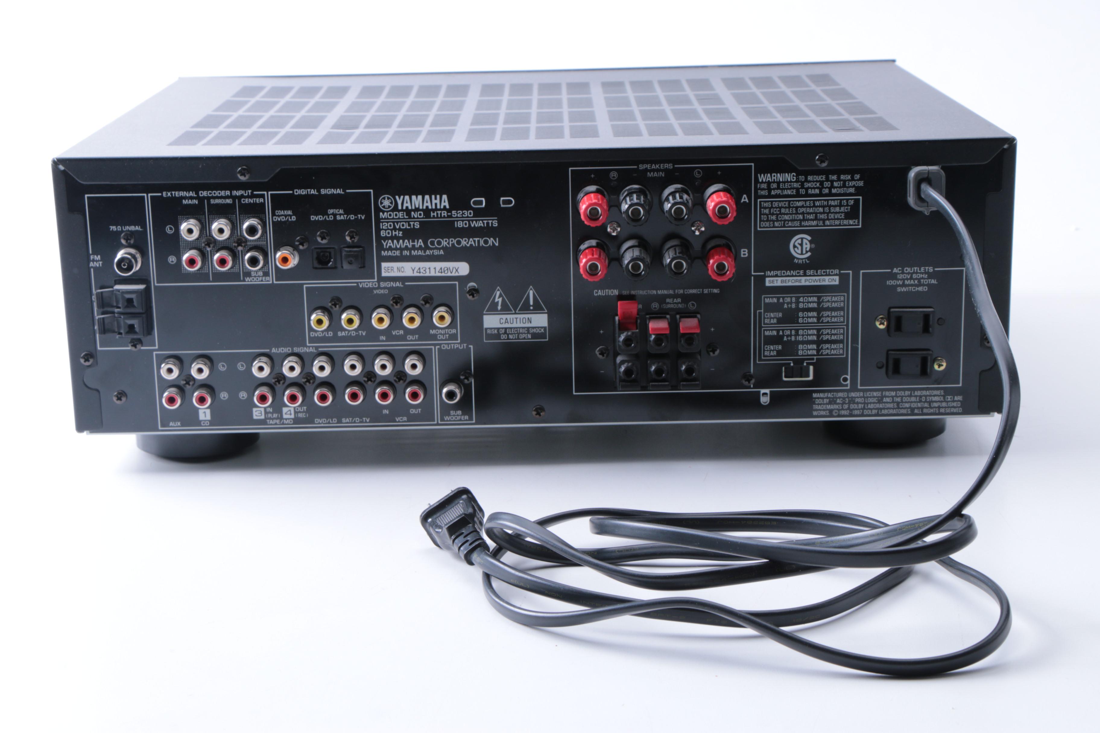 Yamaha Natural Sound AV Receiver