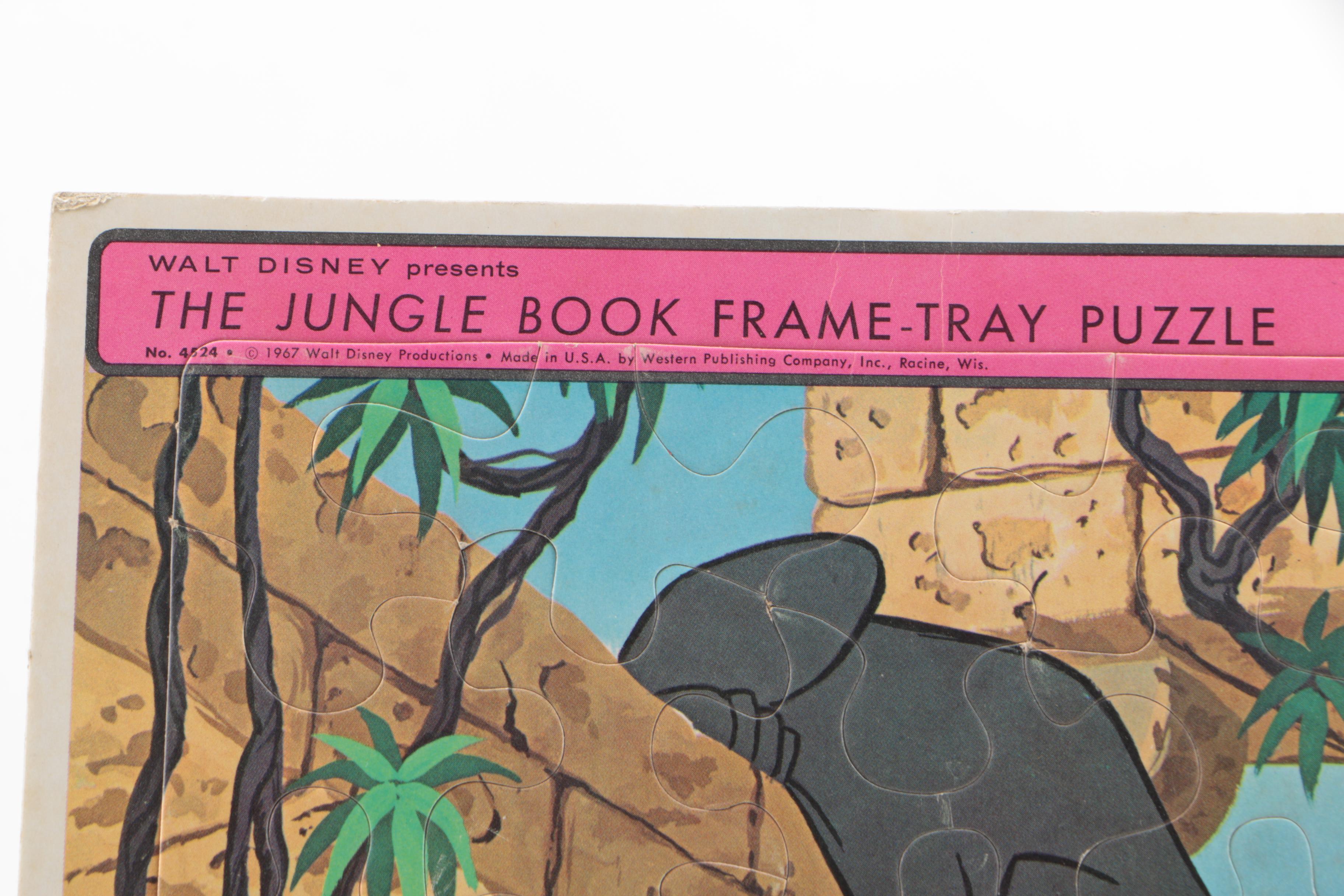 Vintage Puzzles Including Disney