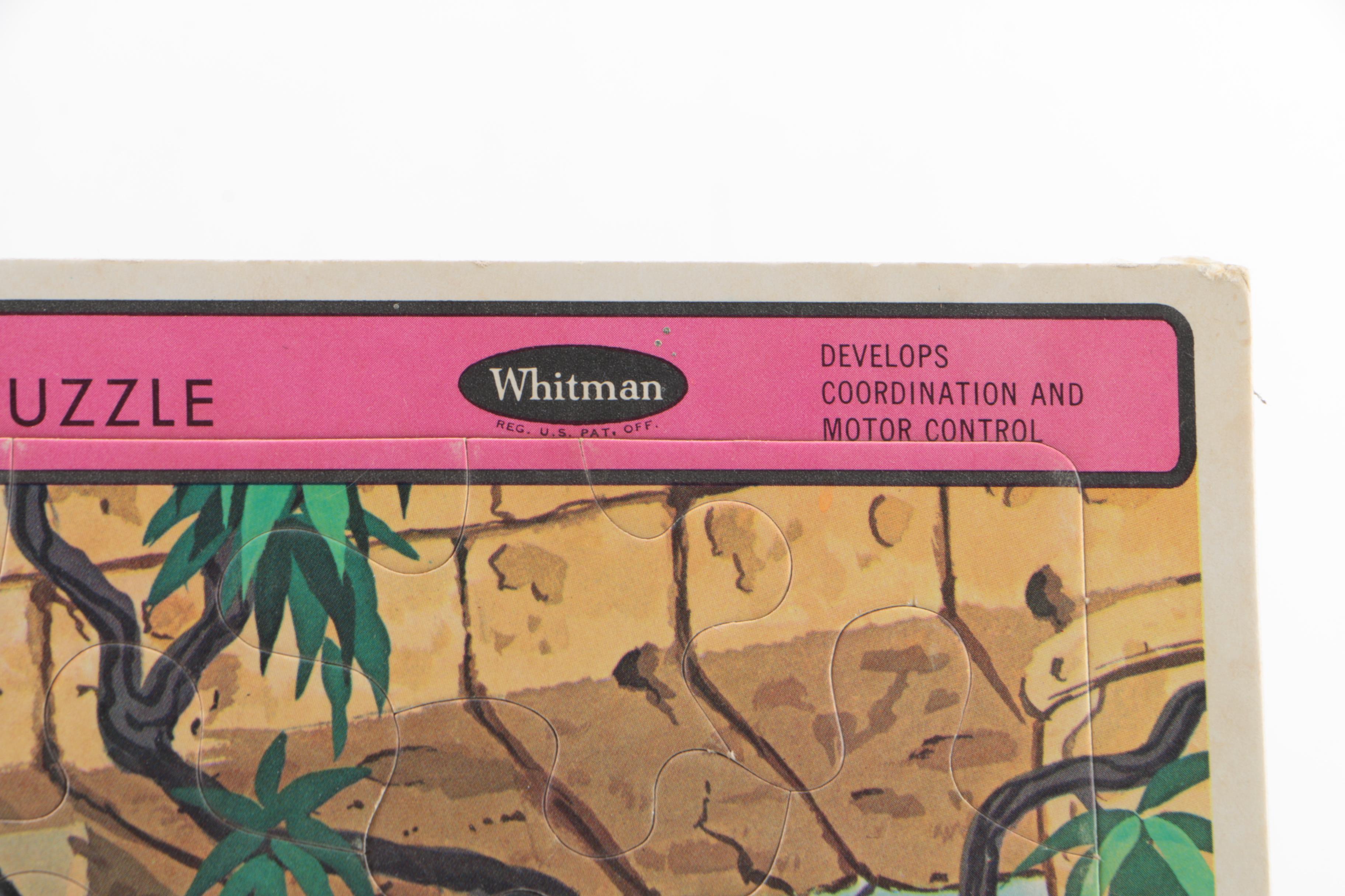 Vintage Puzzles Including Disney