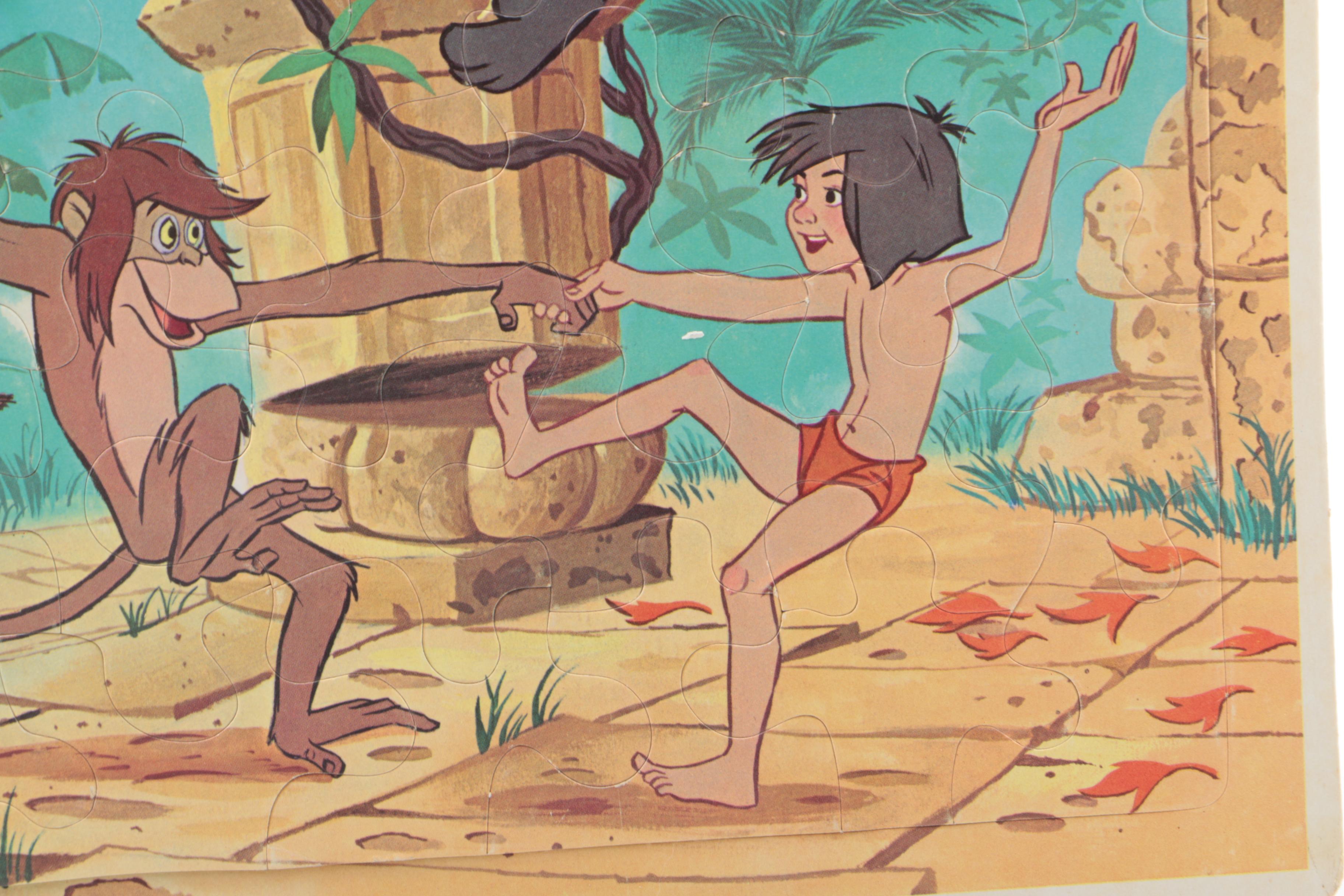 Vintage Puzzles Including Disney