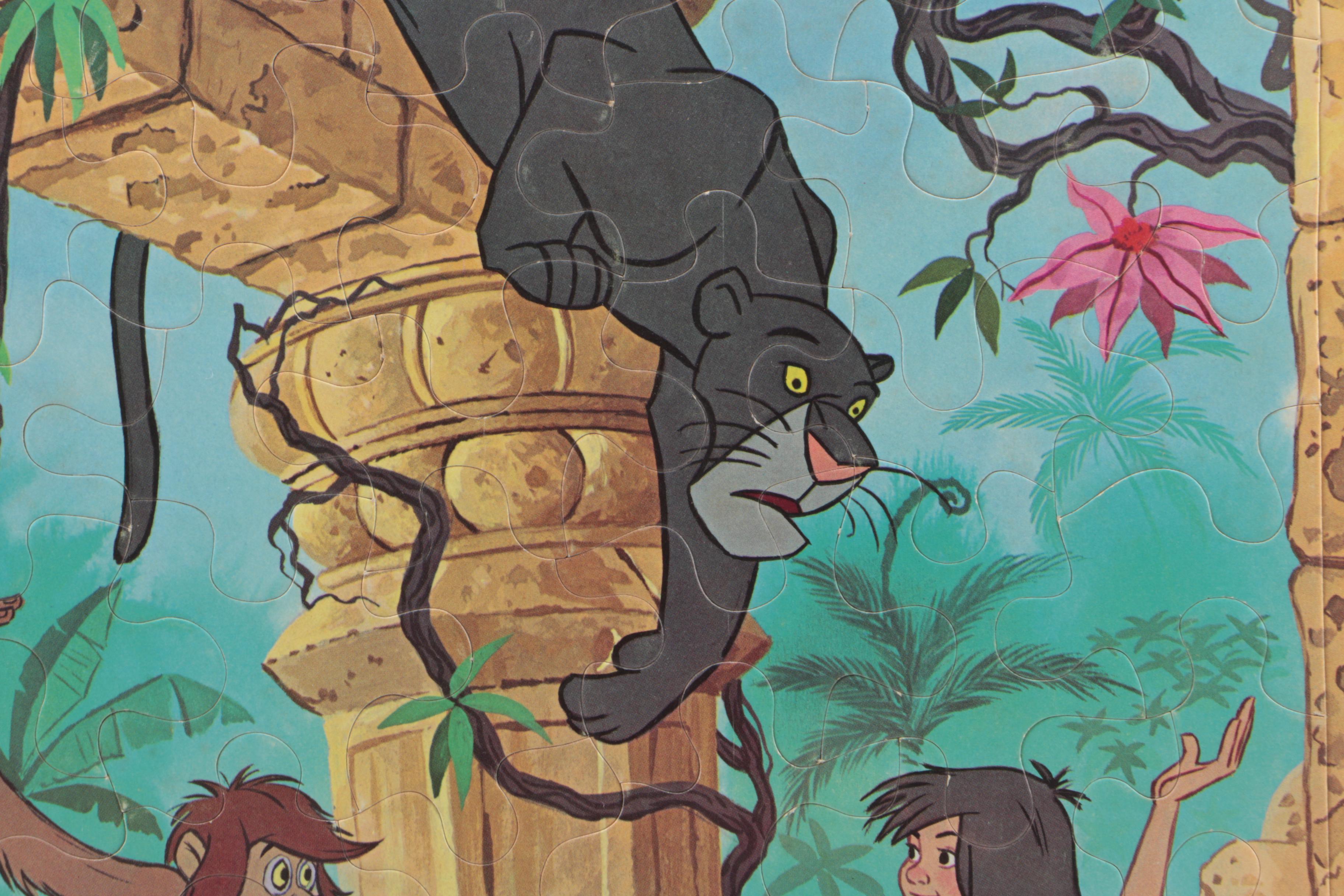 Vintage Puzzles Including Disney