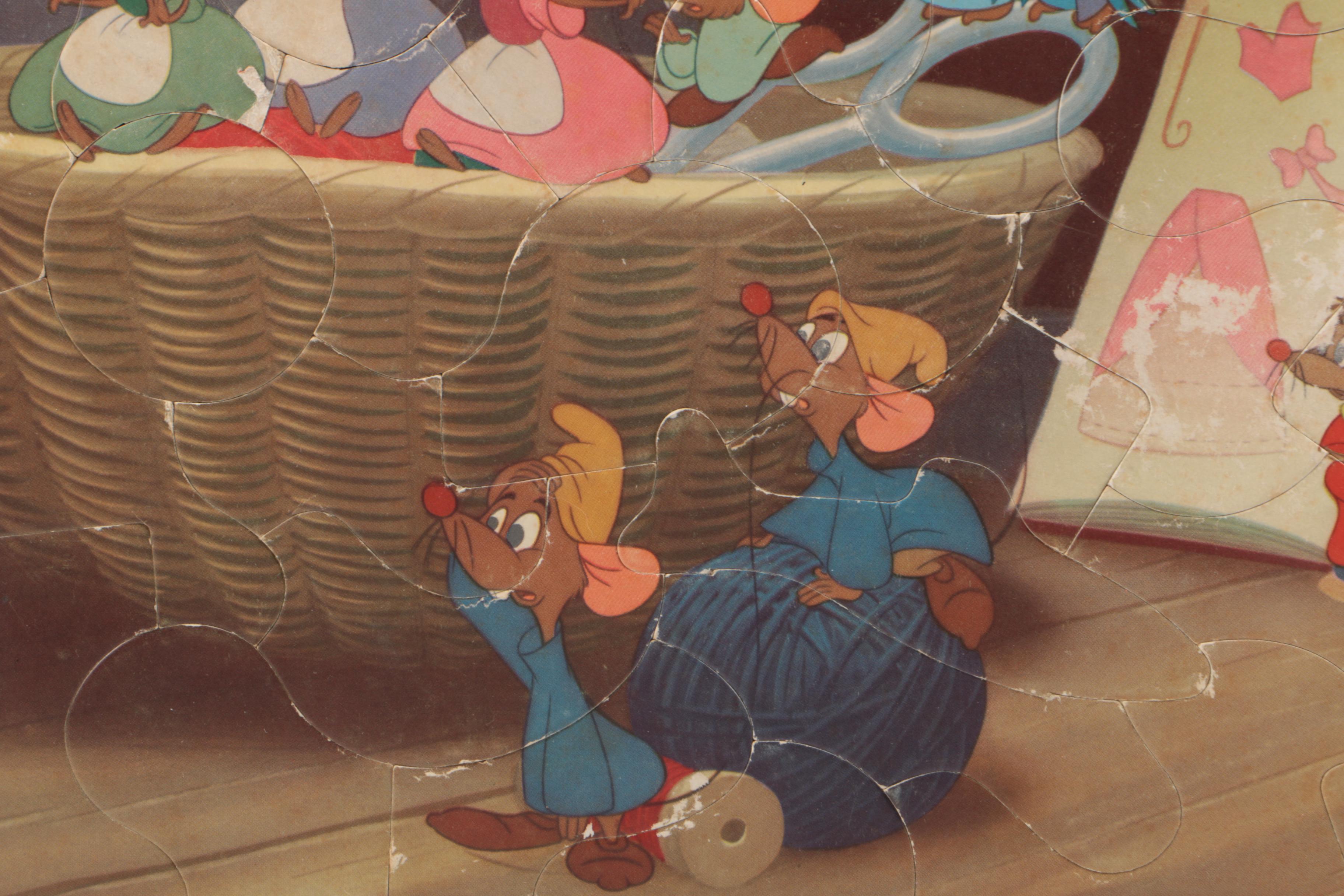 Vintage Puzzles Including Disney