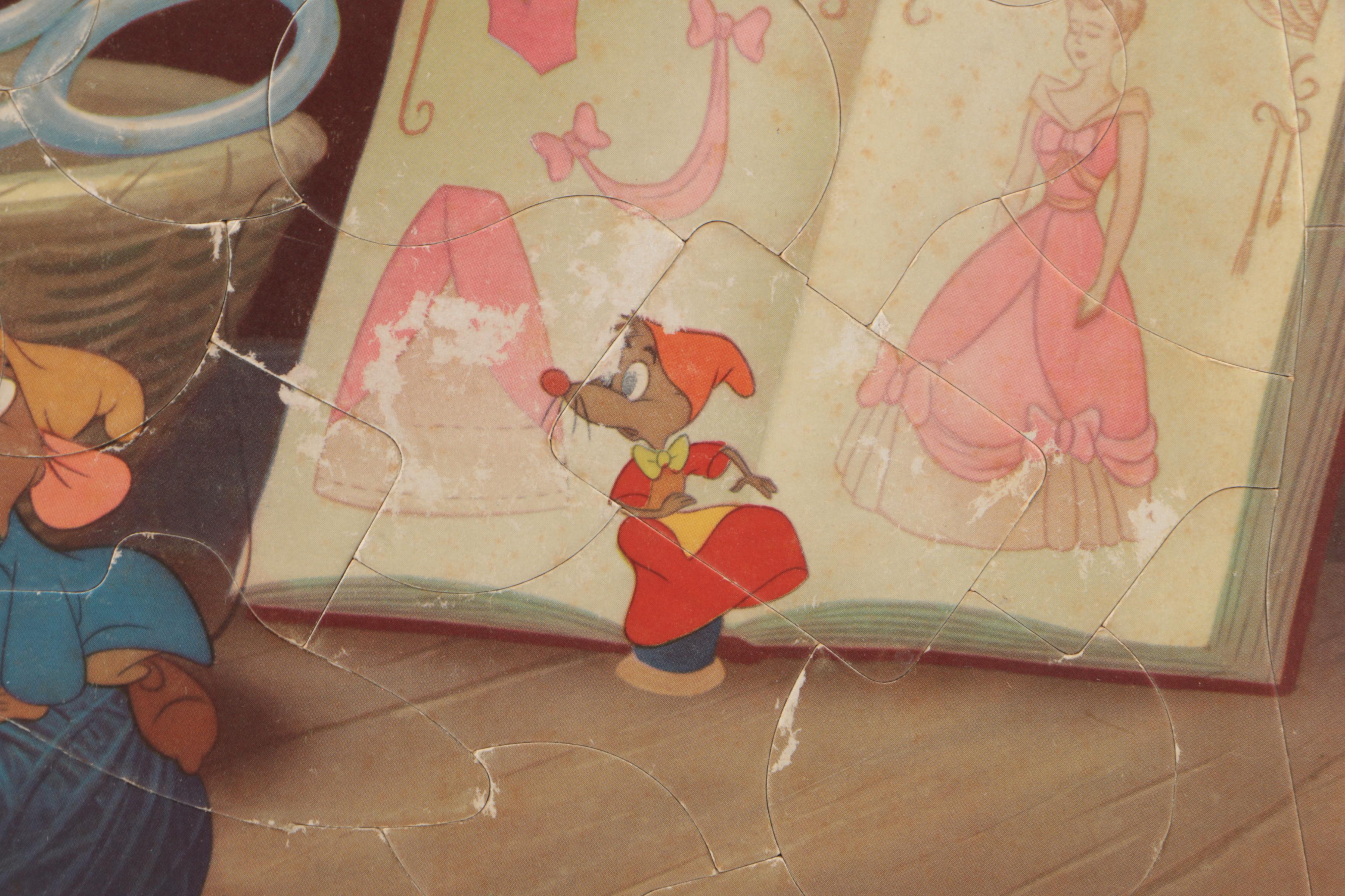 Vintage Puzzles Including Disney