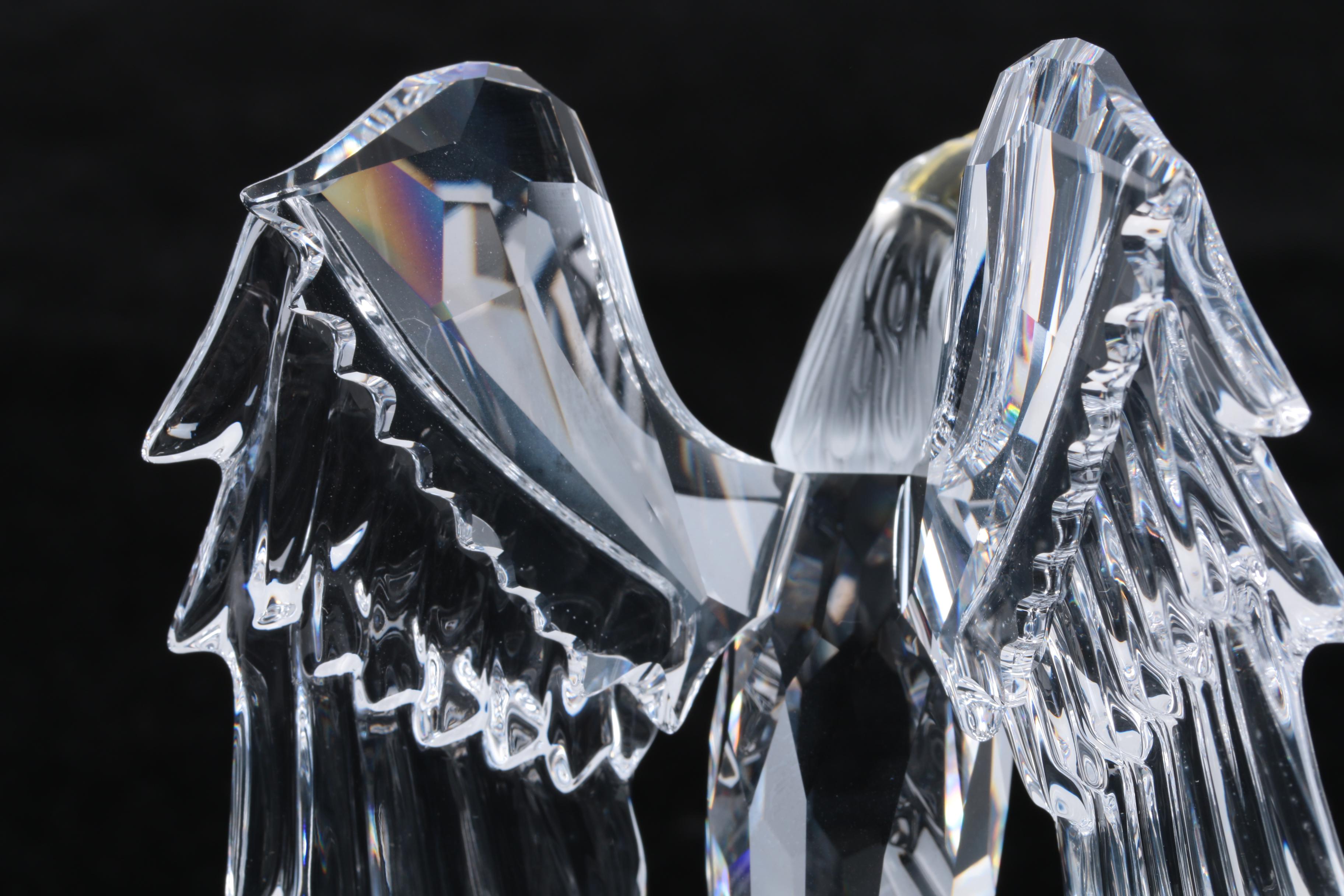 Swarovski Crystal "Bald Eagle" Figurine with Box