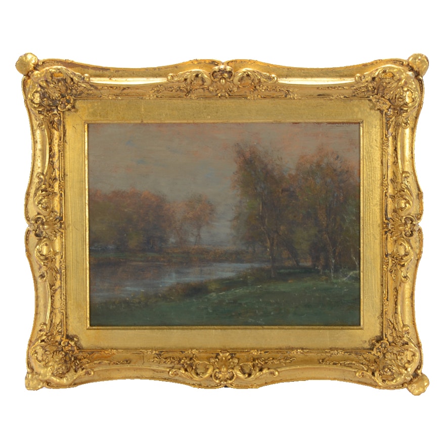 Original Oil on Board Landscape Painting