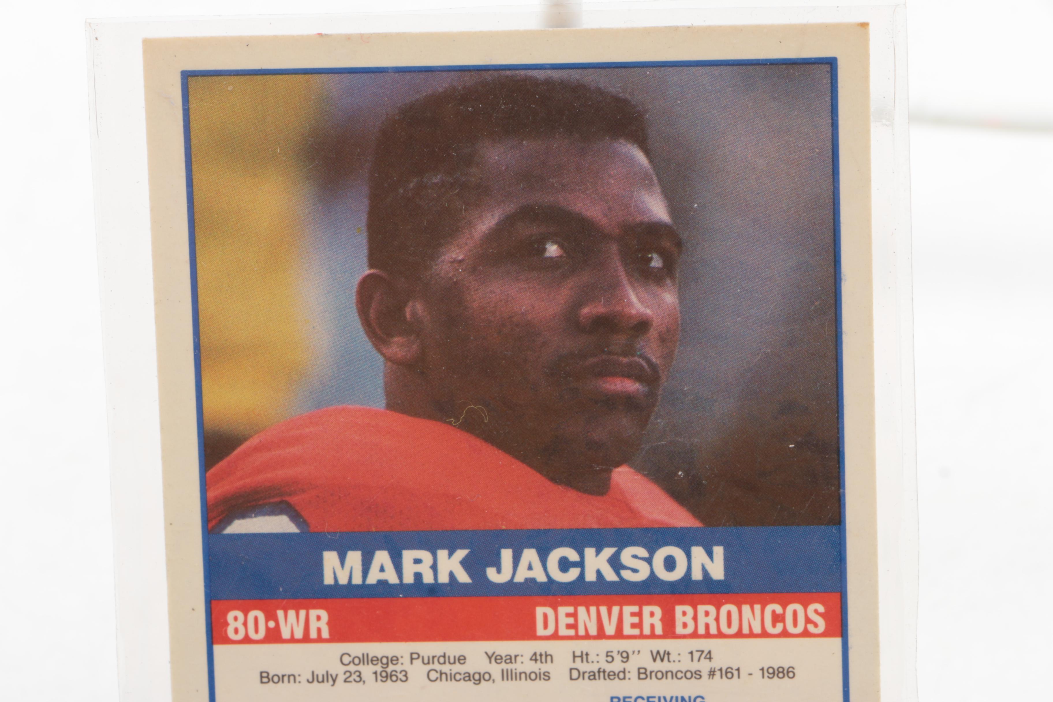 1989 Score Mark Jackson #17 Football Trading Card