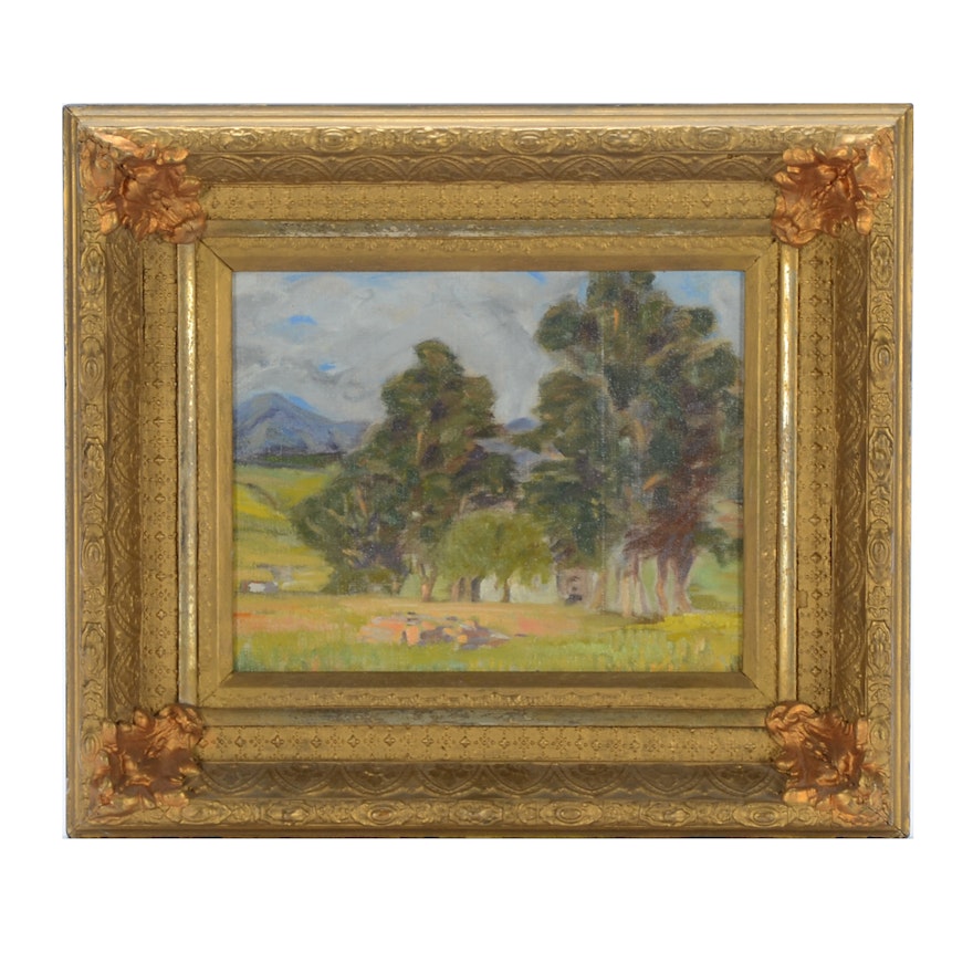 Original Oil Painting of a Landscape