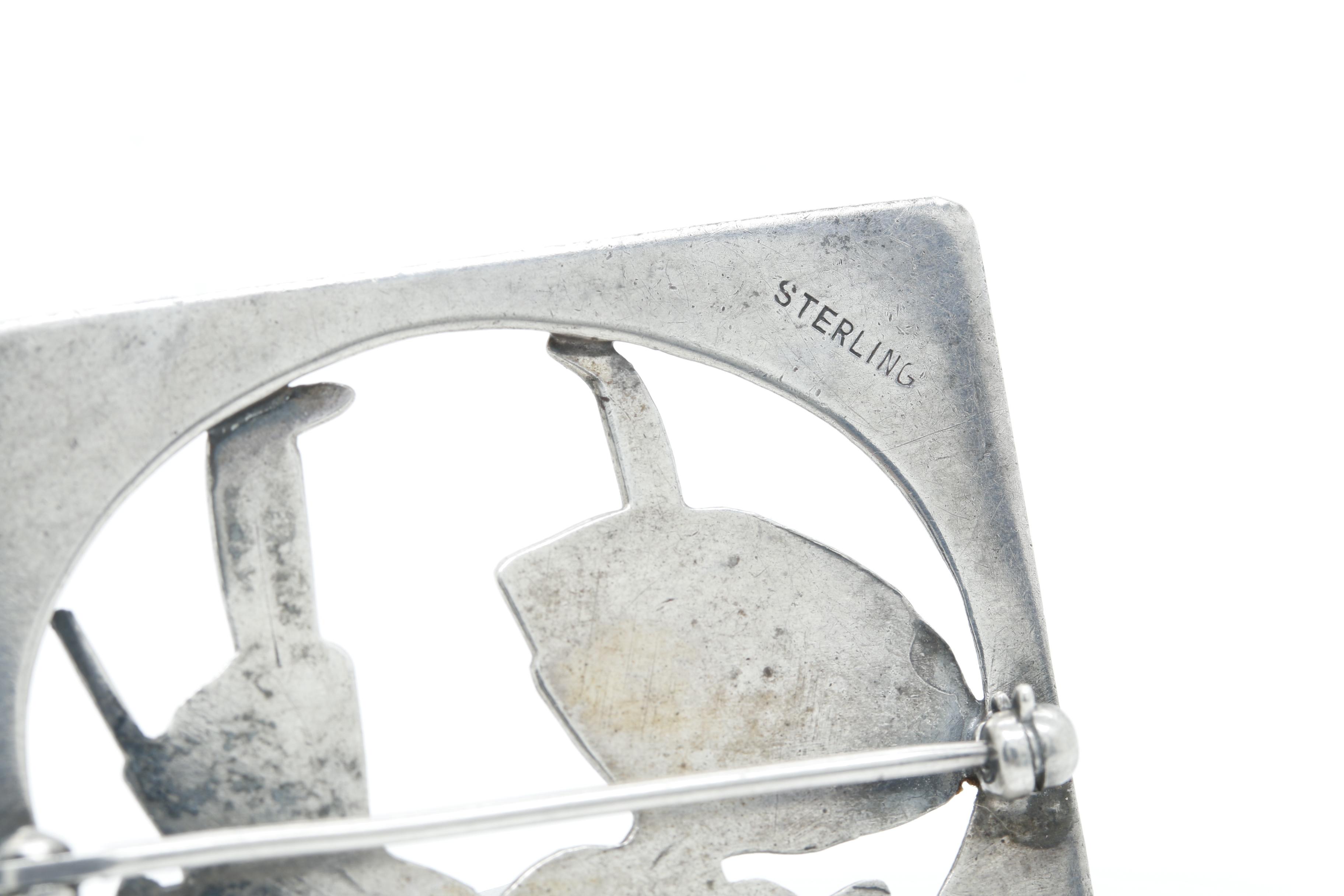 Vintage Sterling Silver Demi Parure