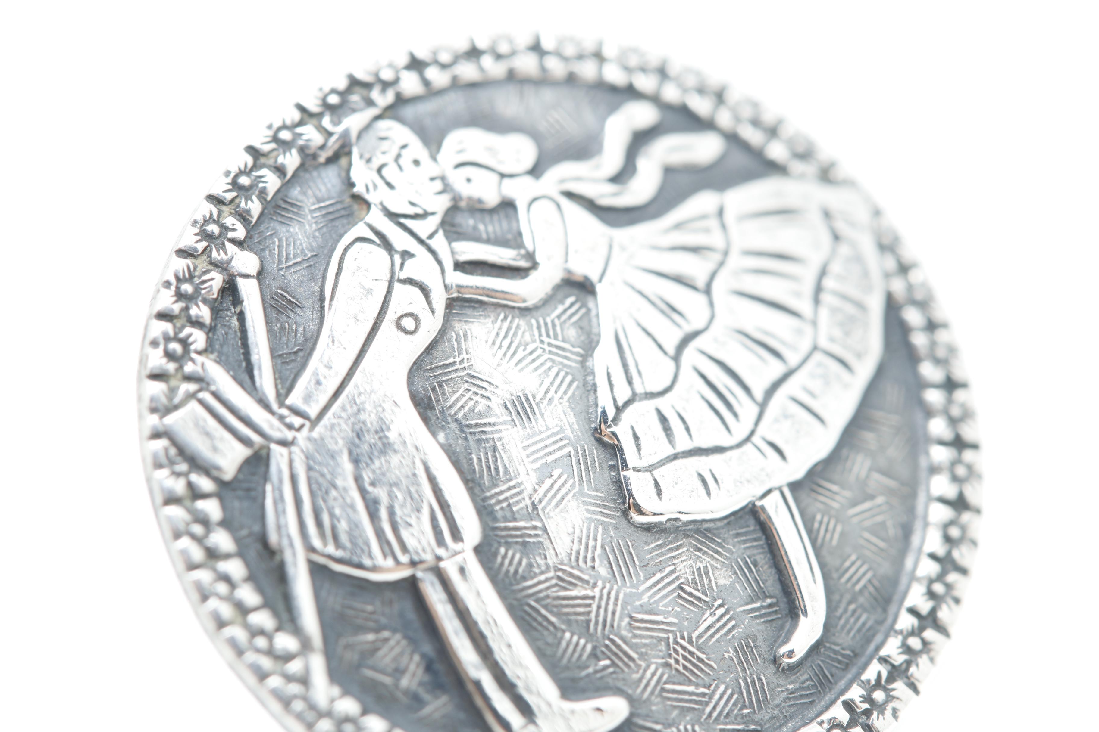 Vintage Sterling Silver Demi Parure