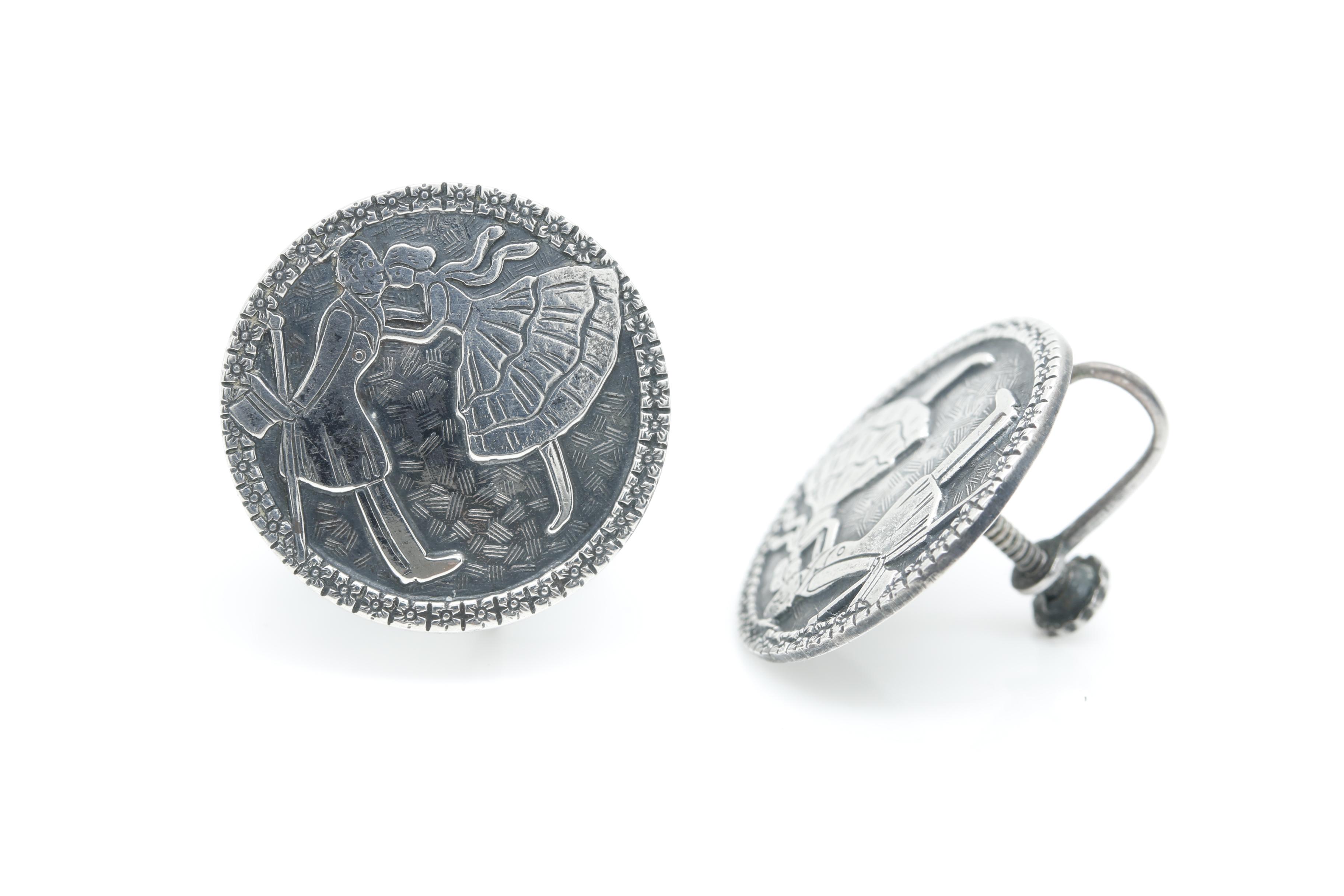 Vintage Sterling Silver Demi Parure