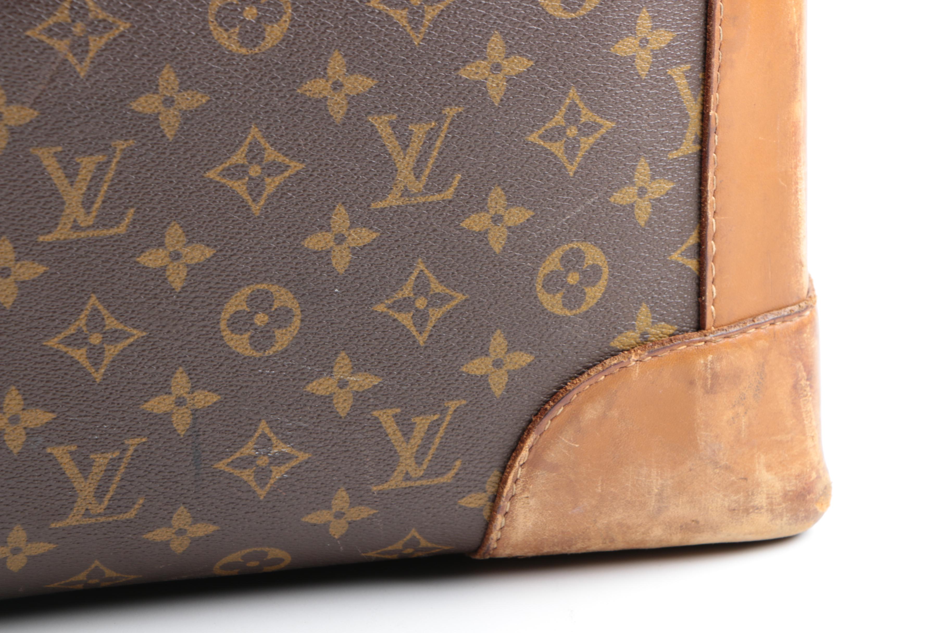 1970s Vintage The French Company for Louis Vuitton Monogram Doctor's Bag Duffel