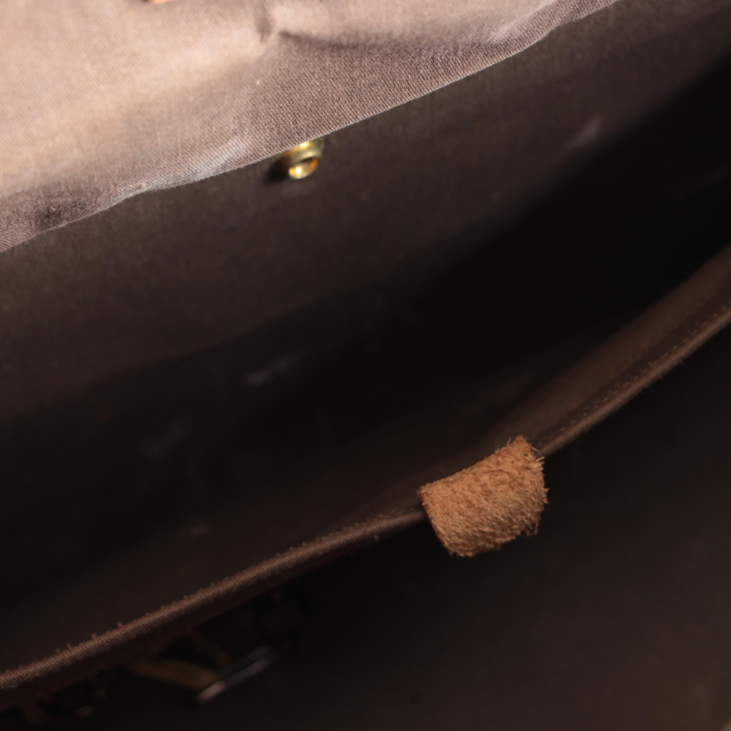 1970s Vintage The French Company for Louis Vuitton Monogram Doctor's Bag Duffel