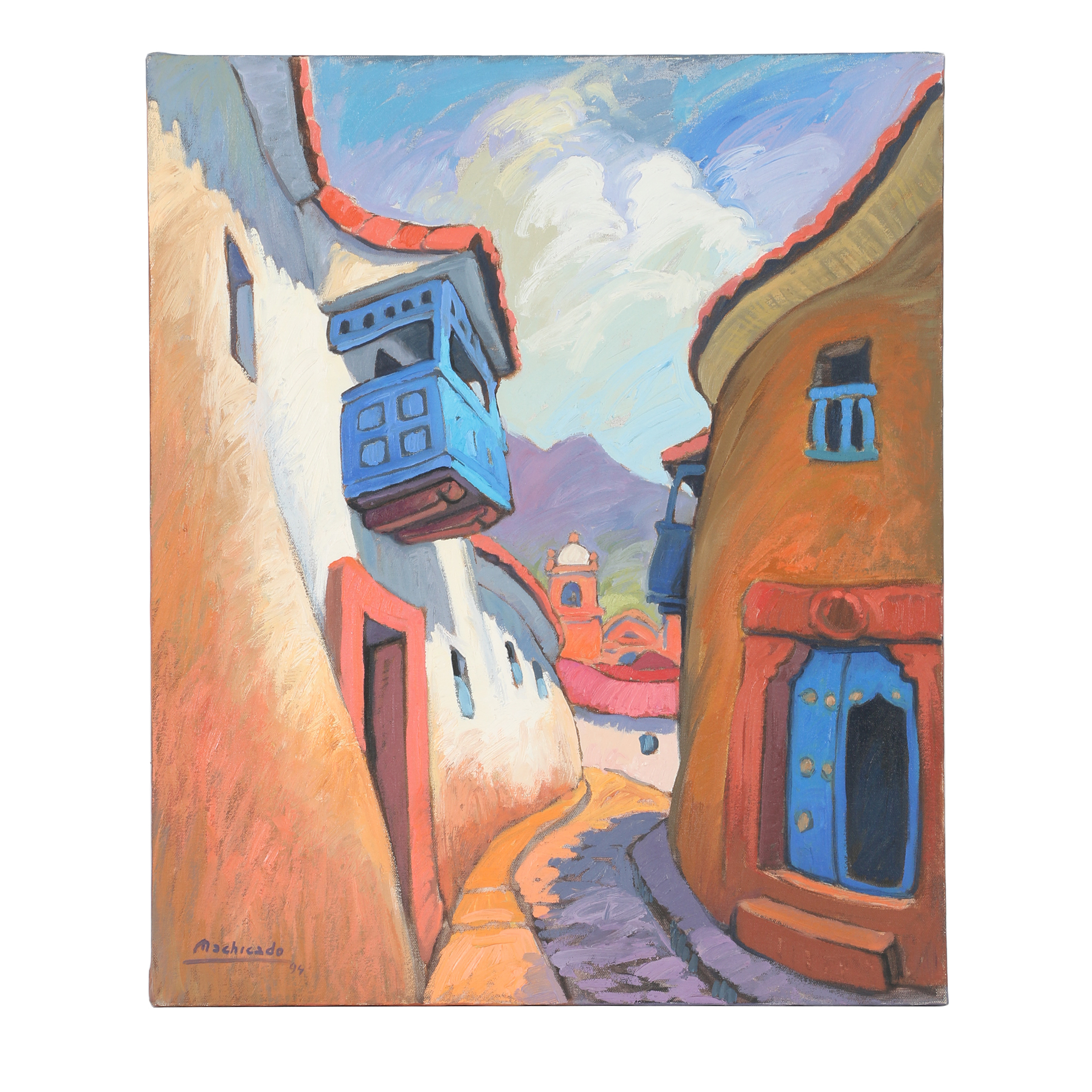 Juan de la Cruz Machicado Oil Painting "Cori Calle - Cusco"