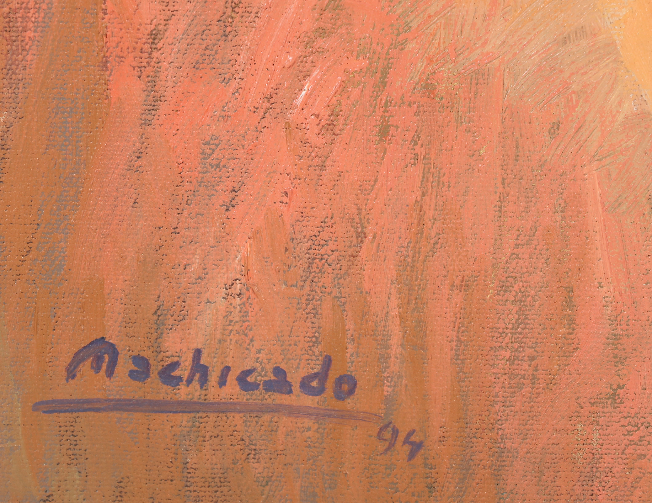 Juan de la Cruz Machicado Oil Painting "Cori Calle - Cusco"