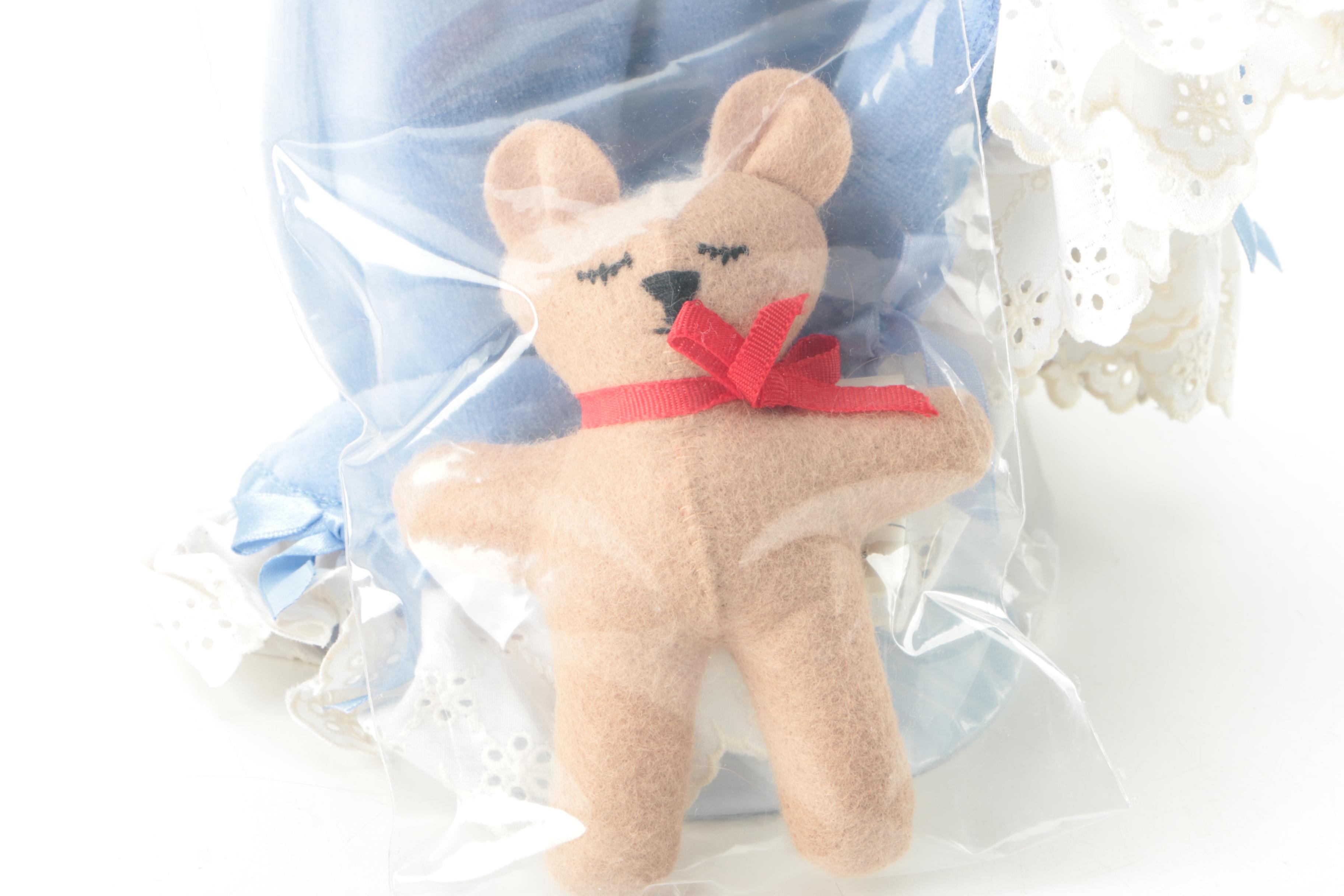 Hamilton Collection "A Kiss Goodnight" and "Michelle" Porcelain Dolls