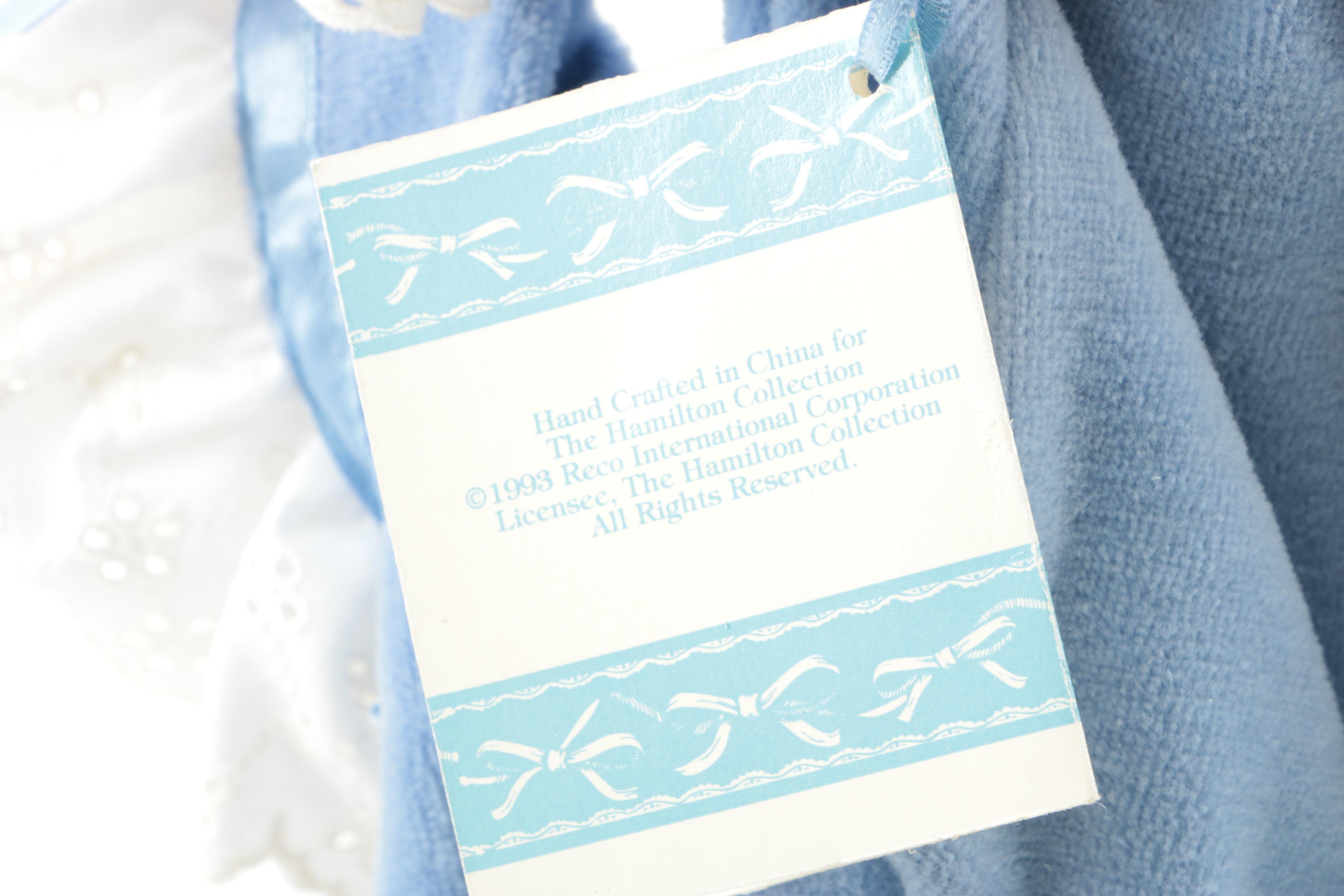 Hamilton Collection "A Kiss Goodnight" and "Michelle" Porcelain Dolls