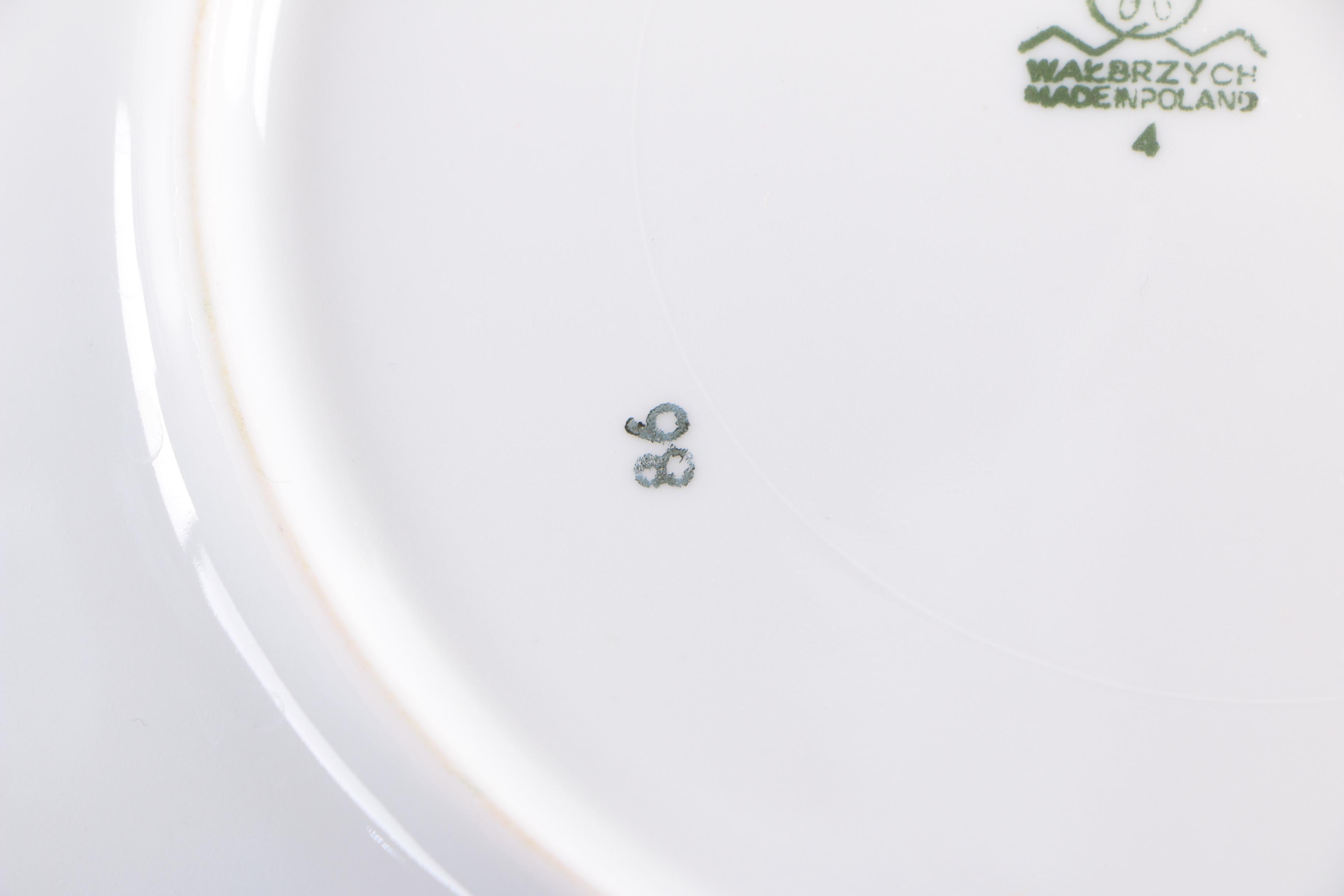 Baum Brothers Southington "Basket of Cheer" Dinnerware and Table Accessories