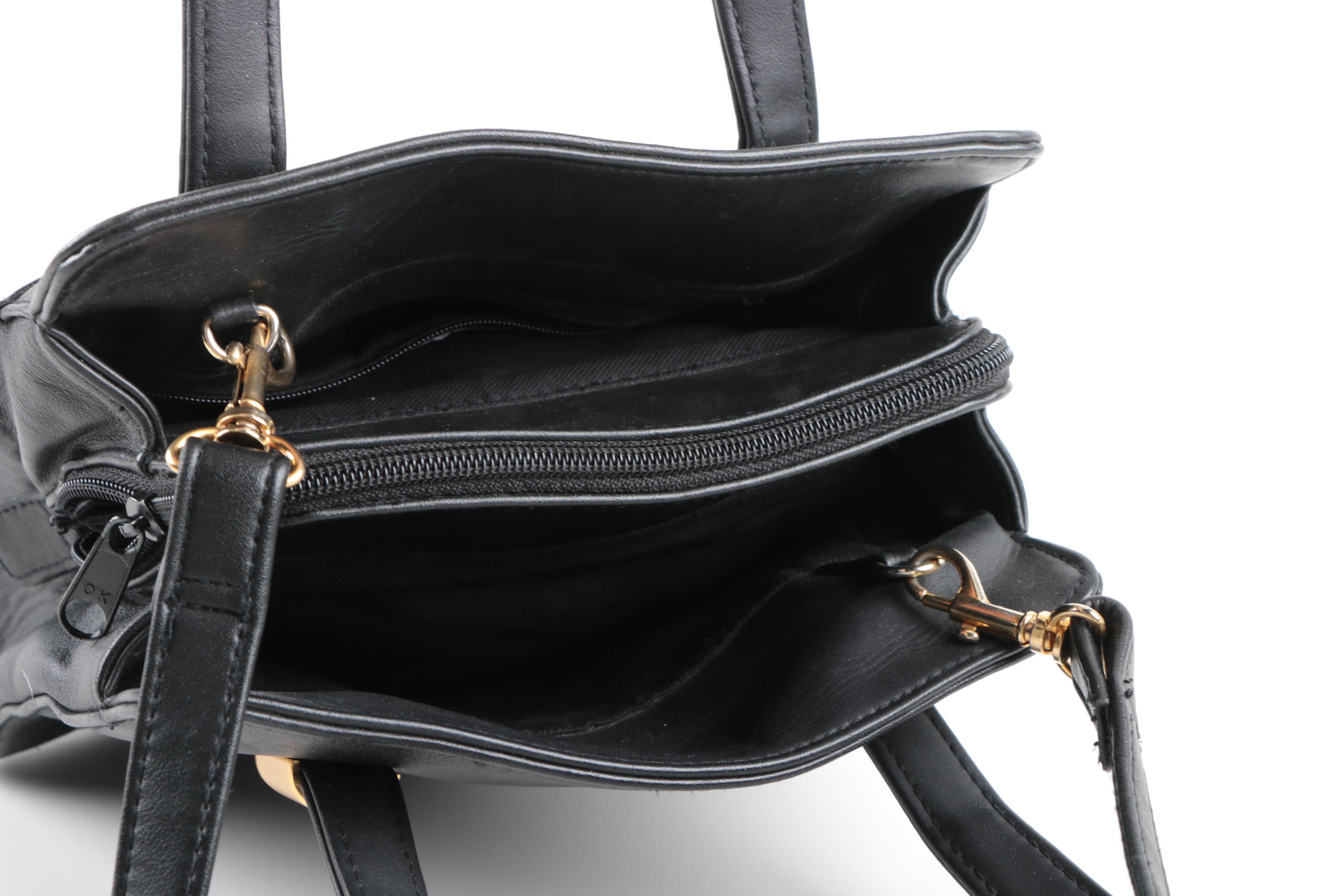 Faux Leather Handbags Including Jessica Simpson