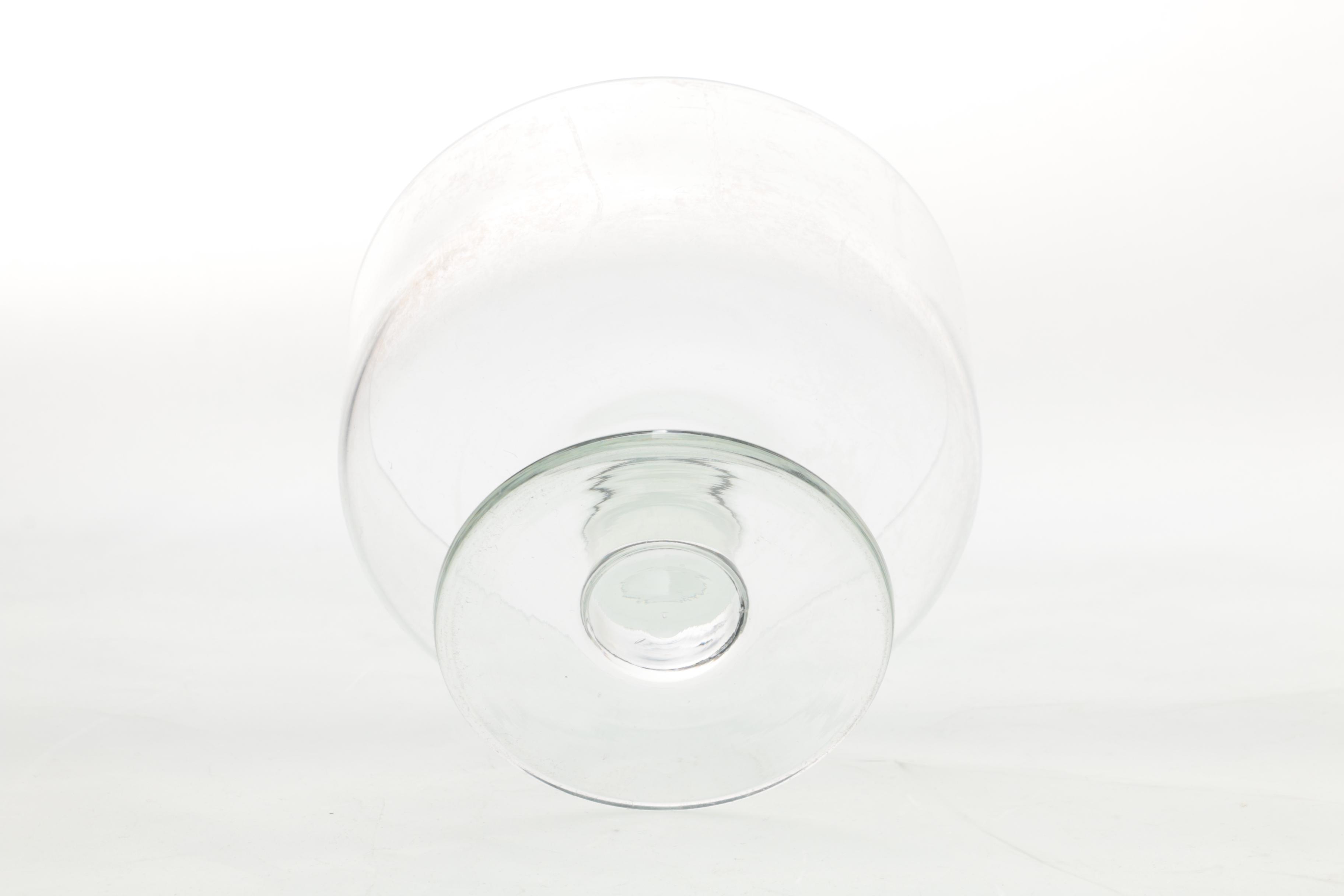 Footed Glass Dessert Bowls