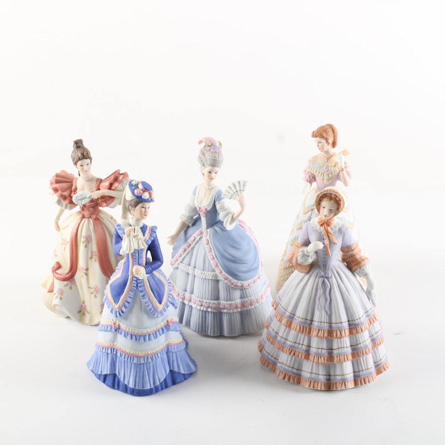 Lenox Women Figurines, Including "Grand Tour" and "First Waltz"