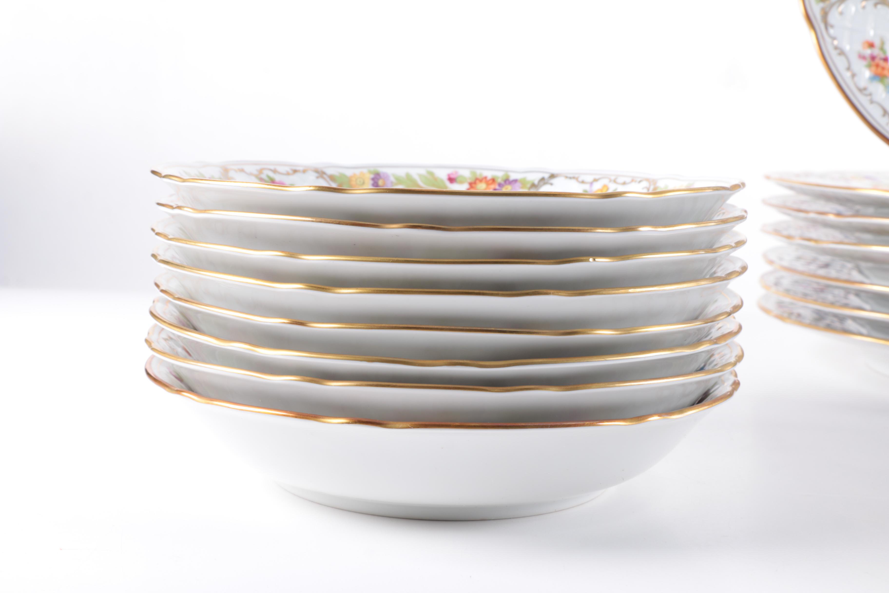 Schumann "Empress Dresden Flowers" Porcelain Tableware