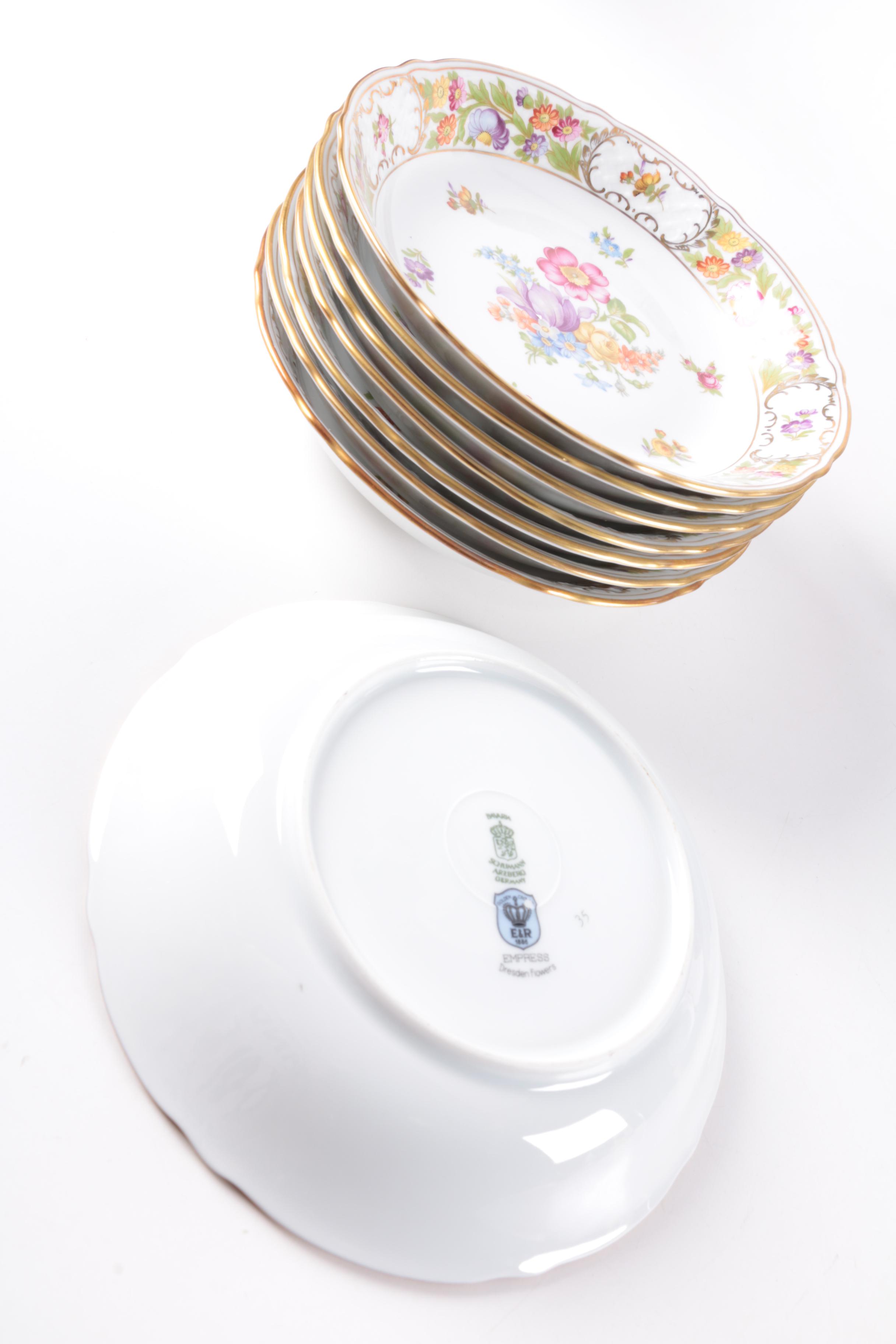 Schumann "Empress Dresden Flowers" Porcelain Tableware