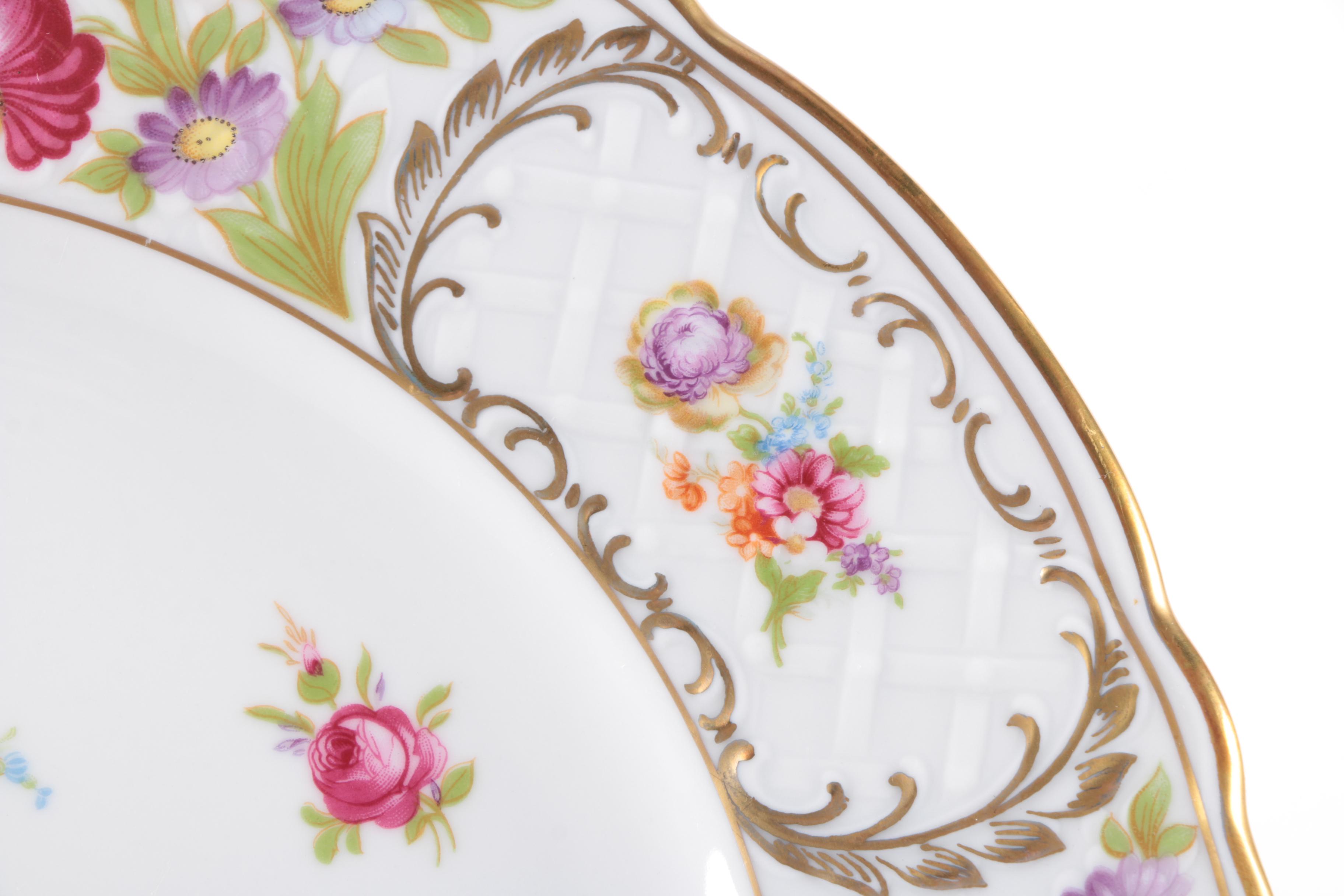 Schumann "Empress Dresden Flowers" Porcelain Tableware