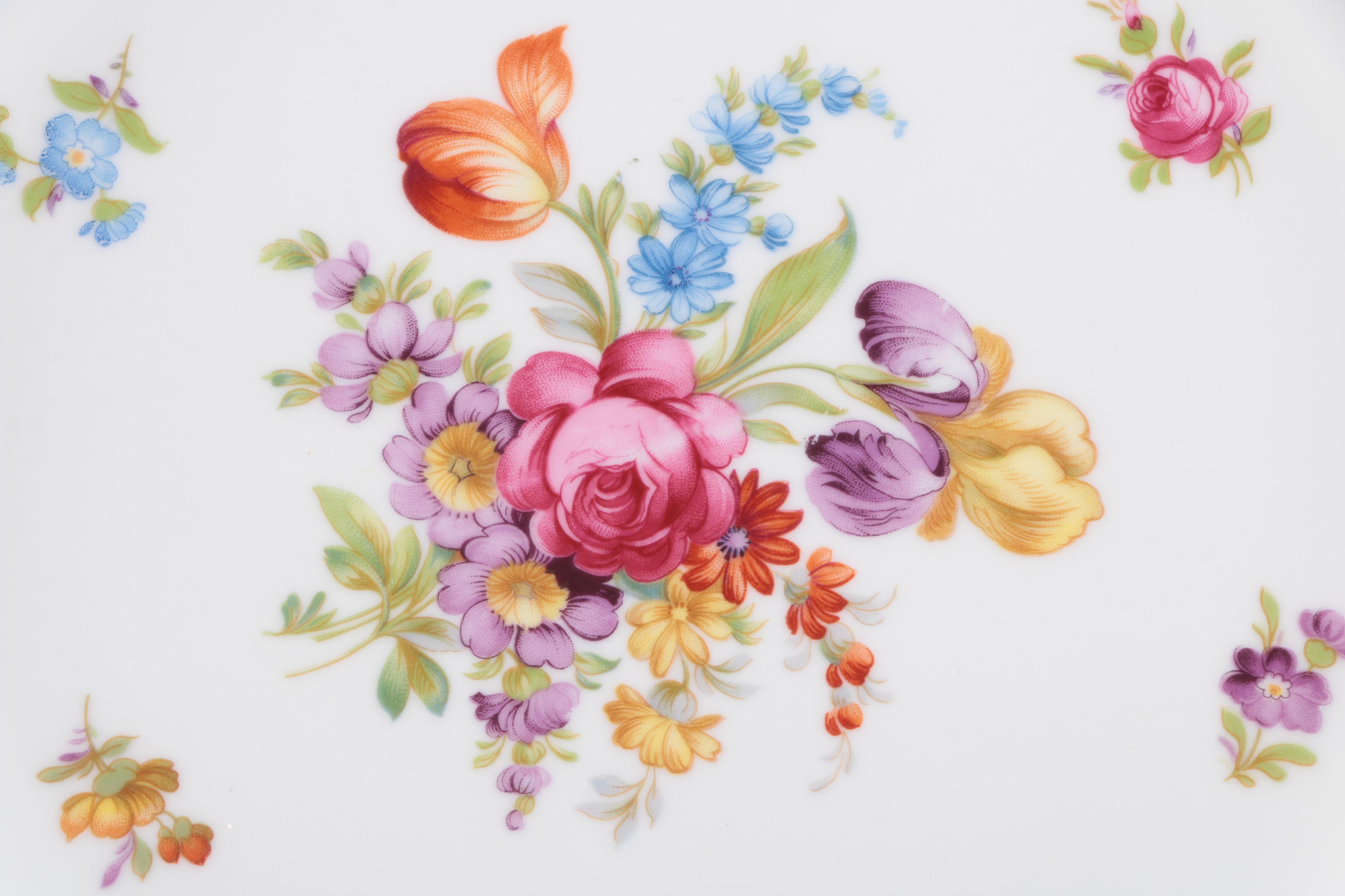 Schumann "Empress Dresden Flowers" Porcelain Tableware