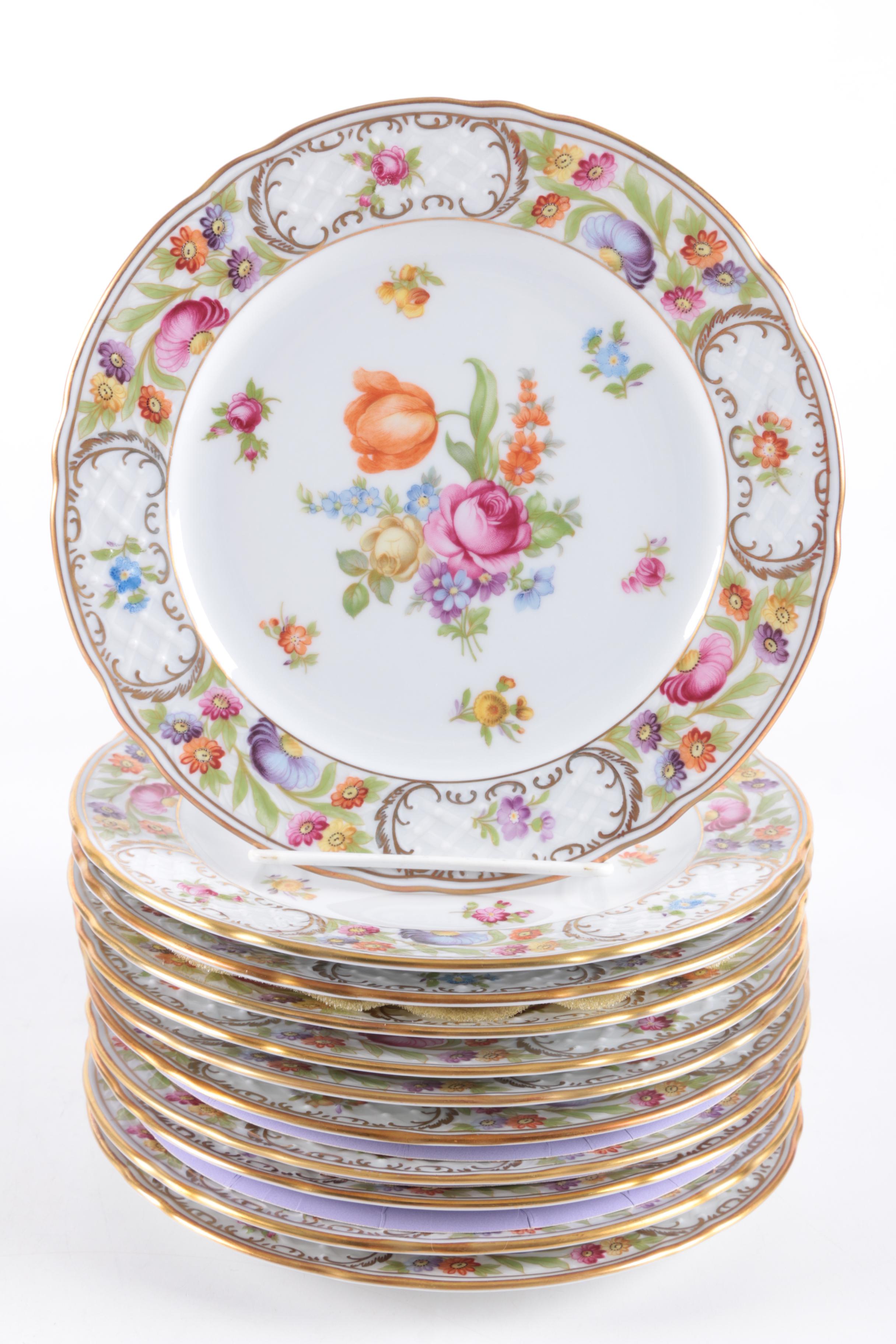Schumann "Empress Dresden Flowers" Porcelain Tableware