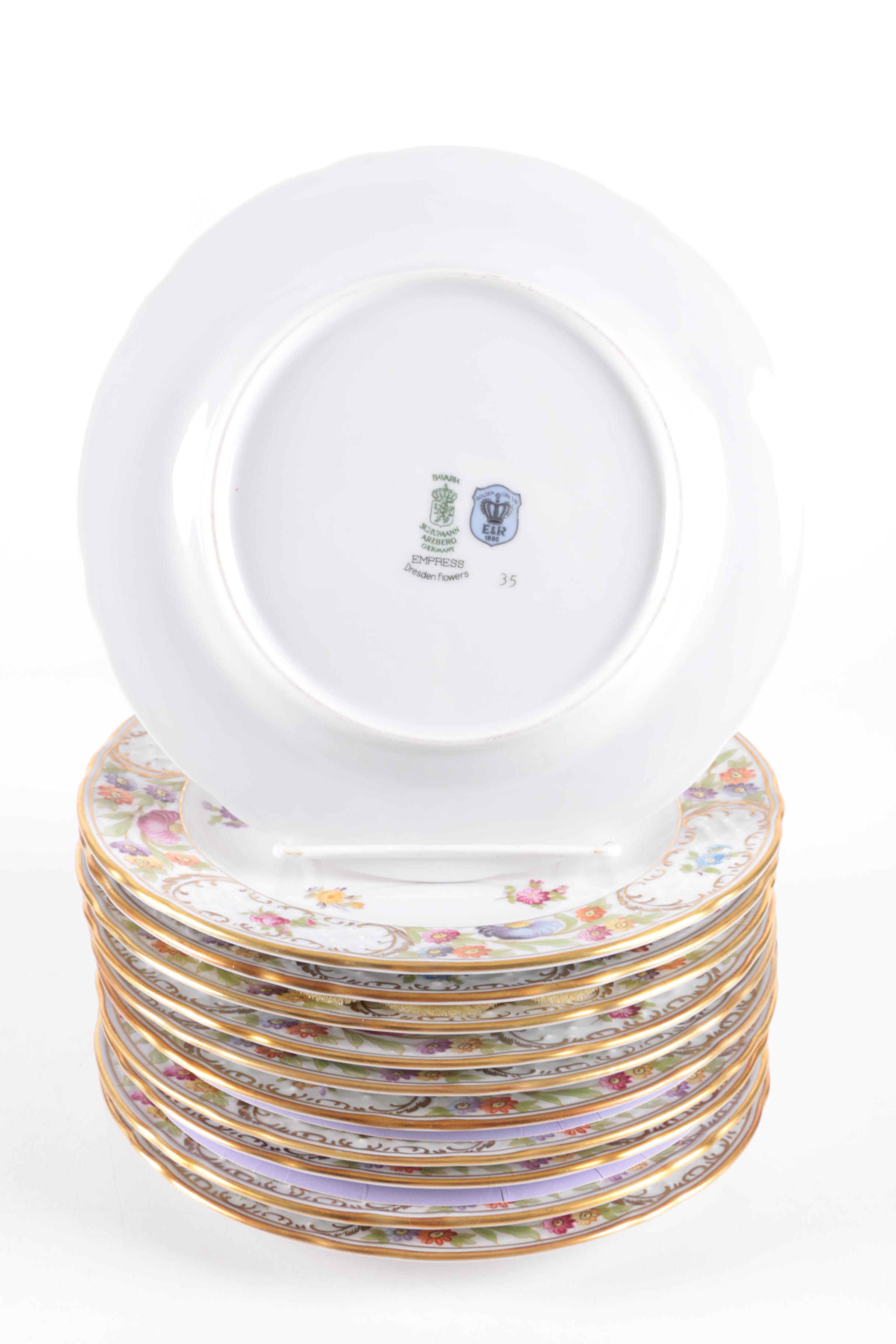 Schumann "Empress Dresden Flowers" Porcelain Tableware