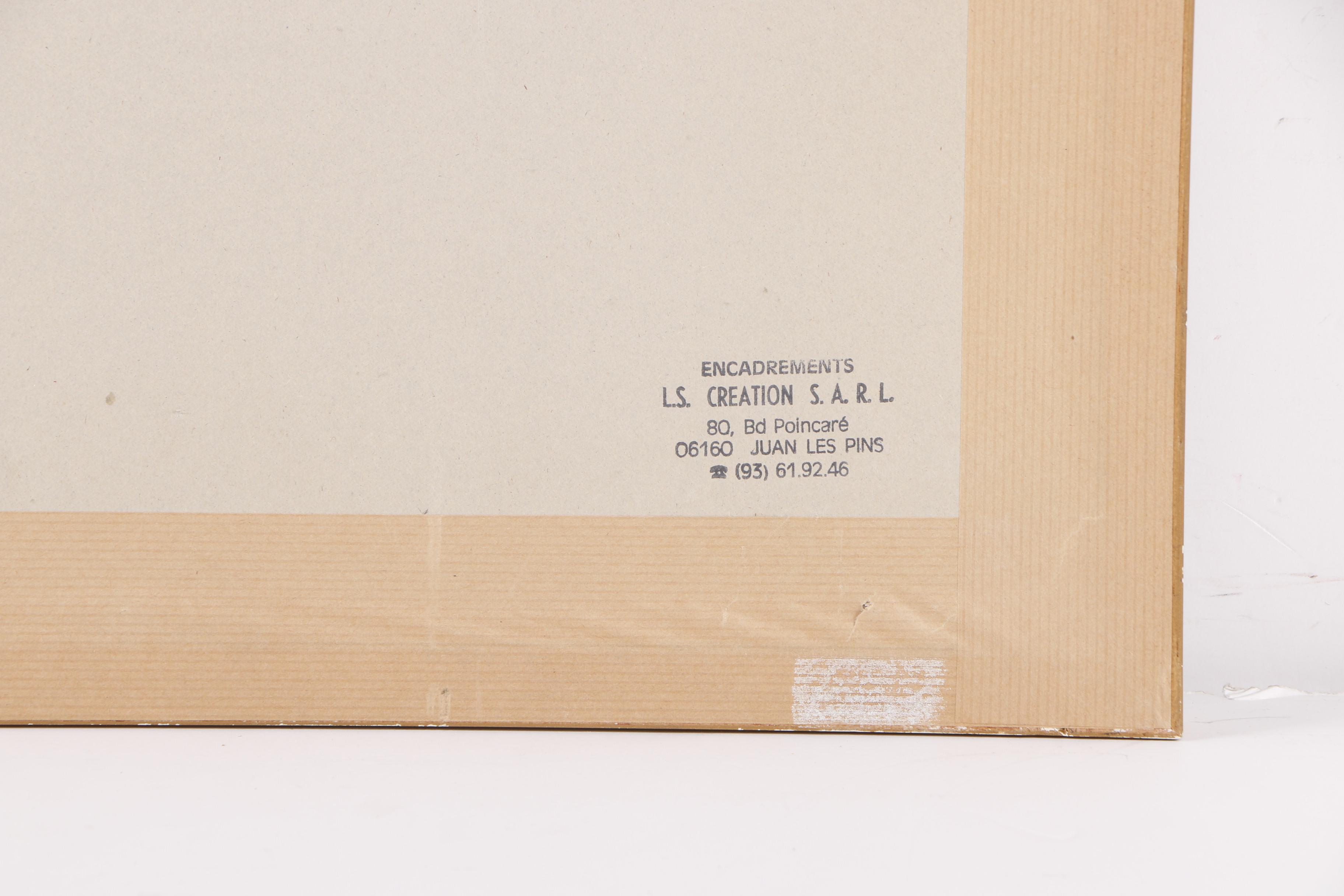 Ancient Egyptian Style Gouache Painting on Papyrus