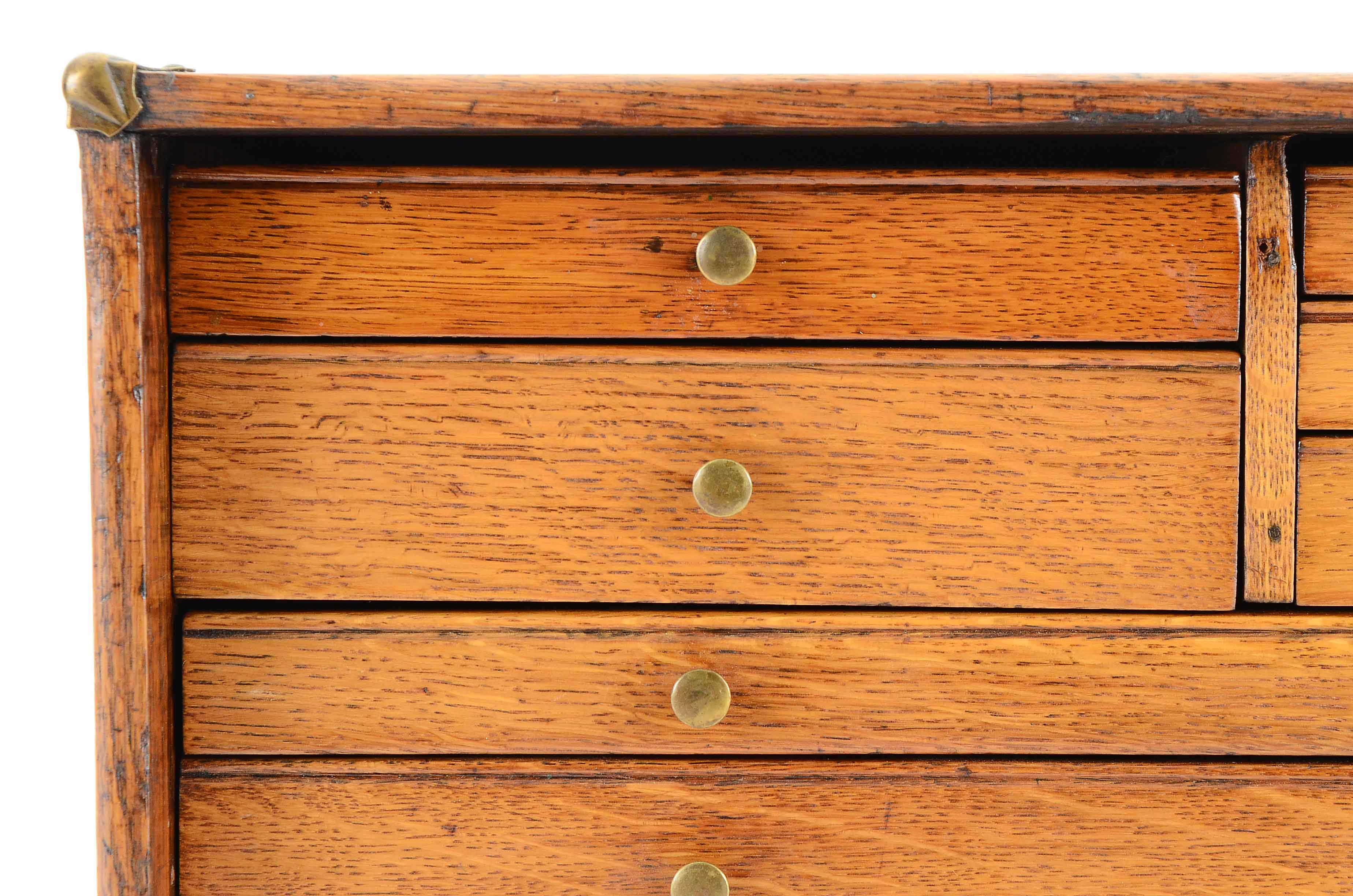 Vintage Oak Machinist's Toolbox