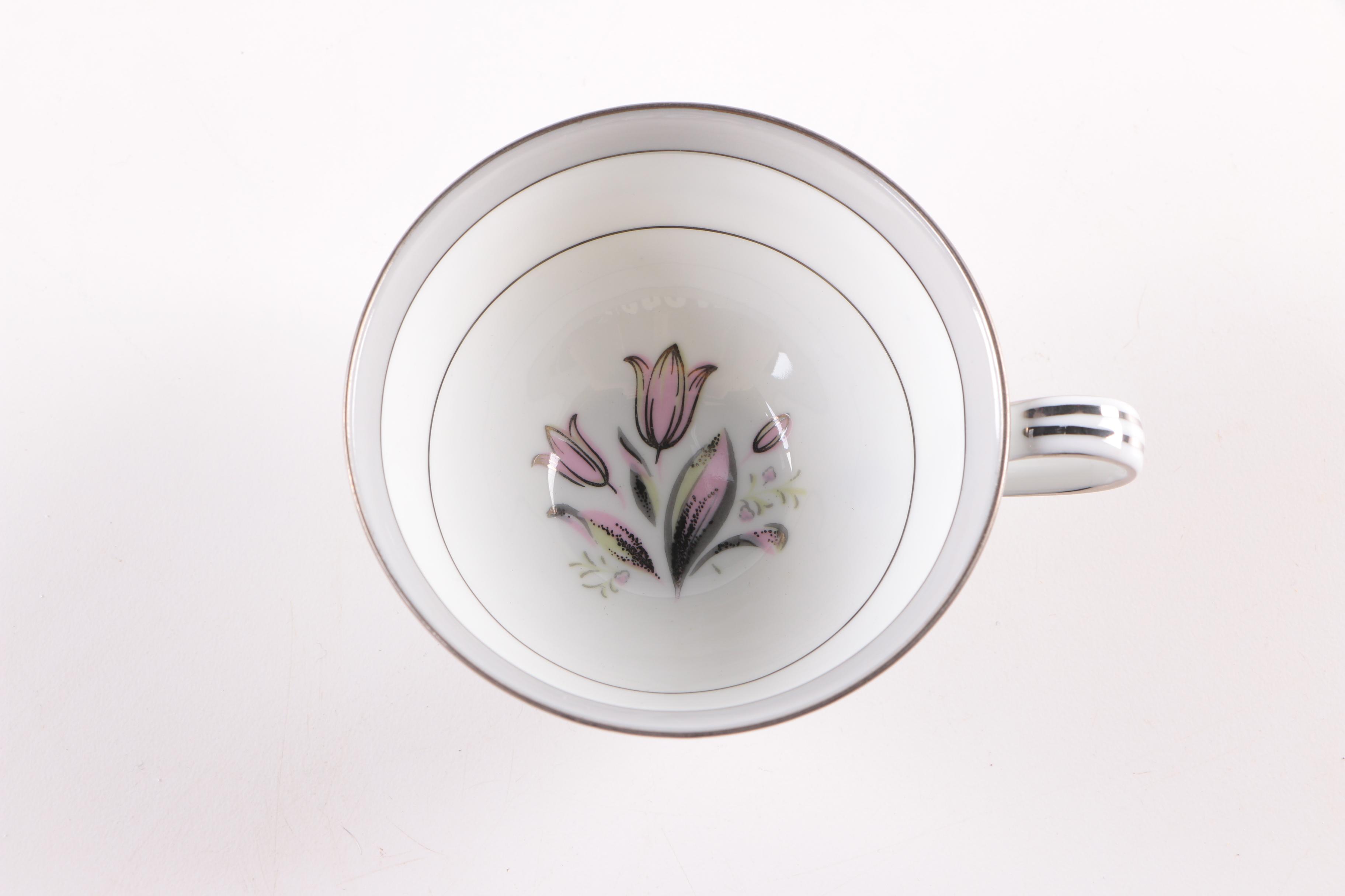 Vintage Noritake "Pink Dawn" Porcelain Dinnerware 1953-54