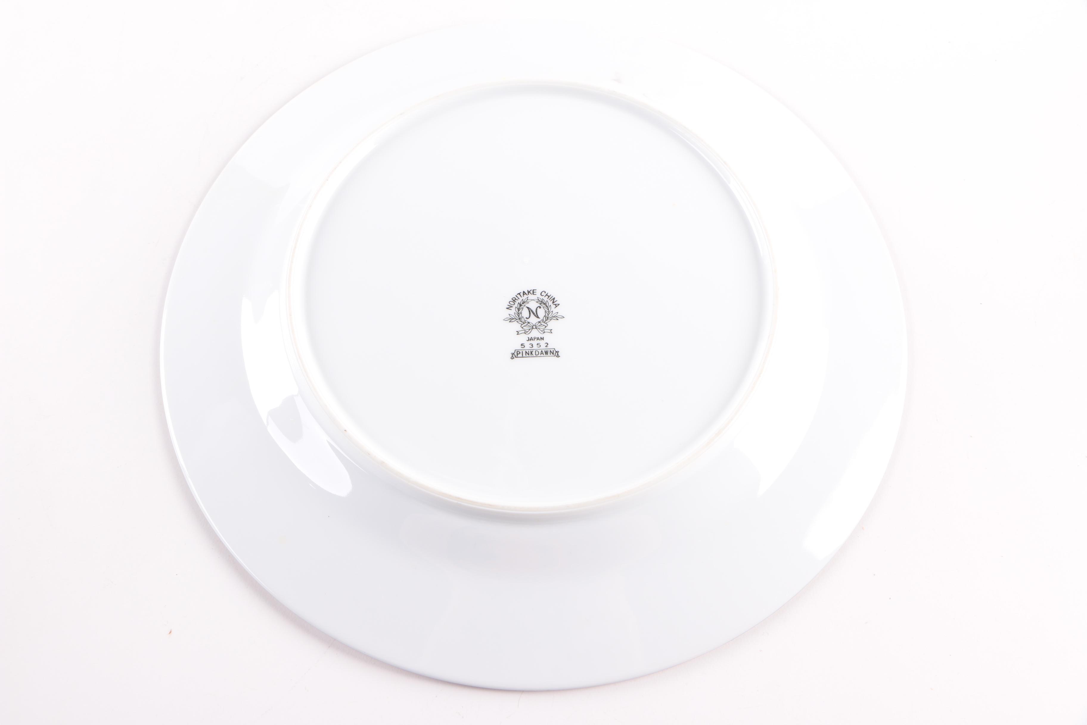 Vintage Noritake "Pink Dawn" Porcelain Dinnerware 1953-54