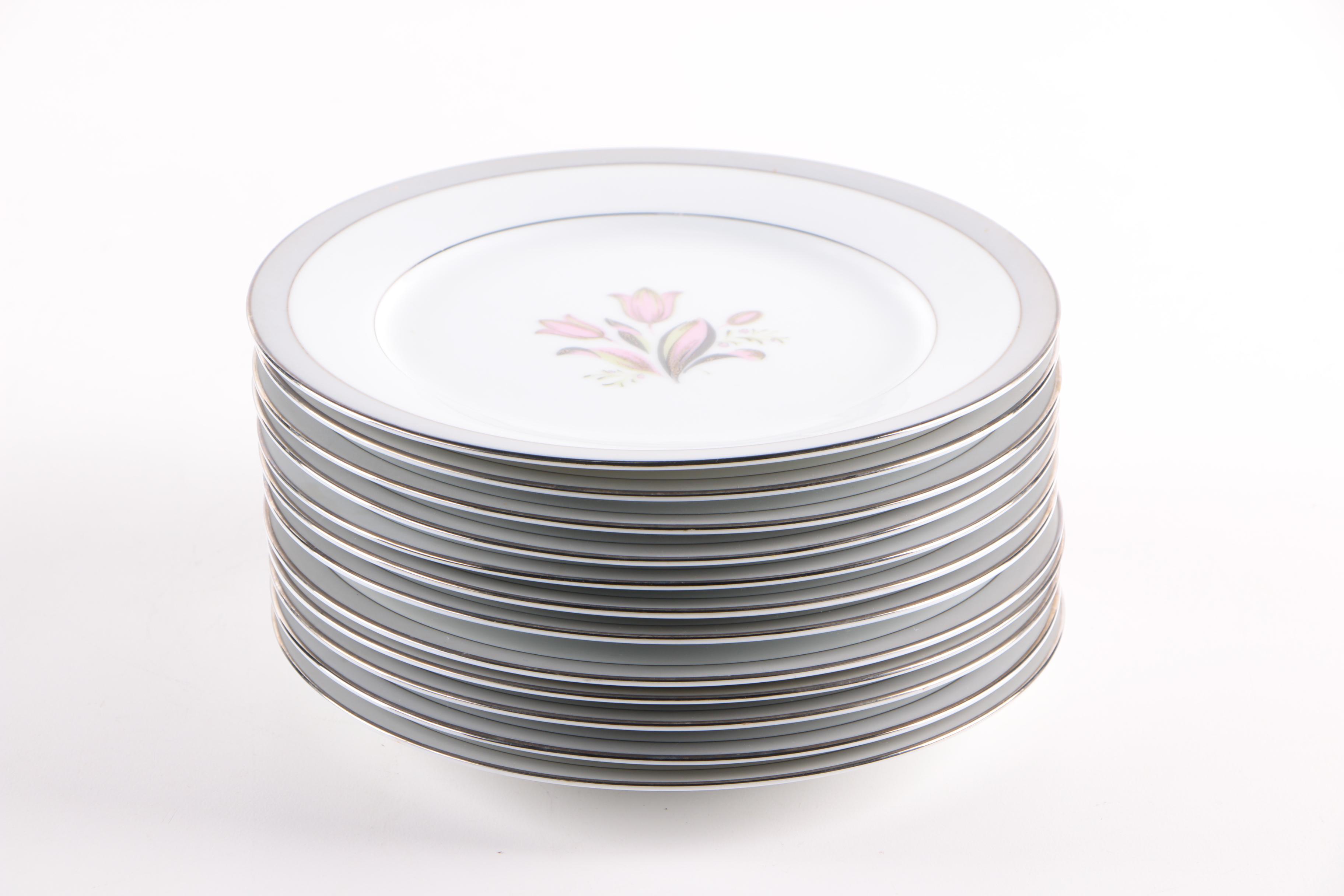 Vintage Noritake "Pink Dawn" Porcelain Dinnerware 1953-54