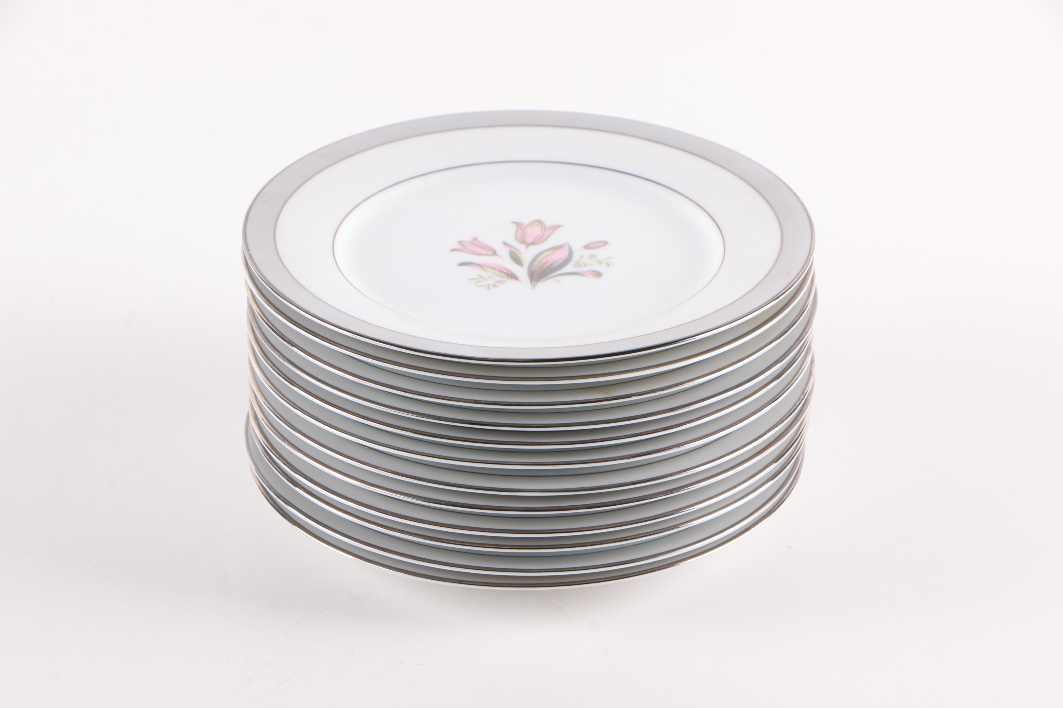 Vintage Noritake "Pink Dawn" Porcelain Dinnerware 1953-54